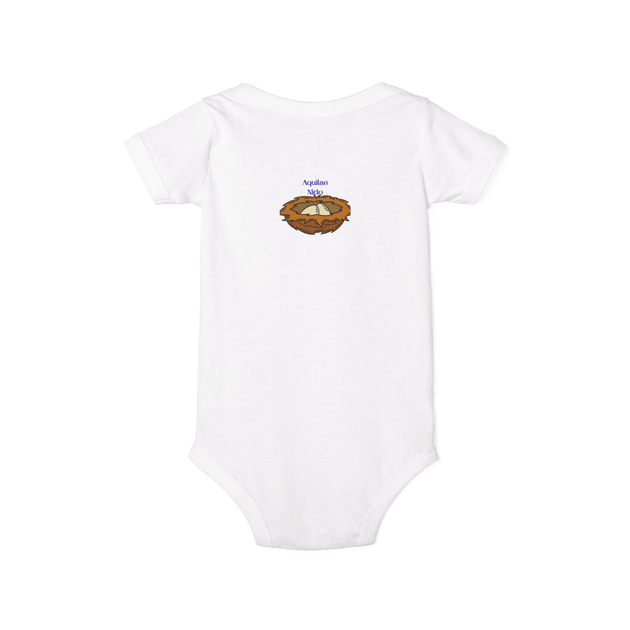 Baby Bird Nest Onesie | Infant One Piece with Nest Illustration