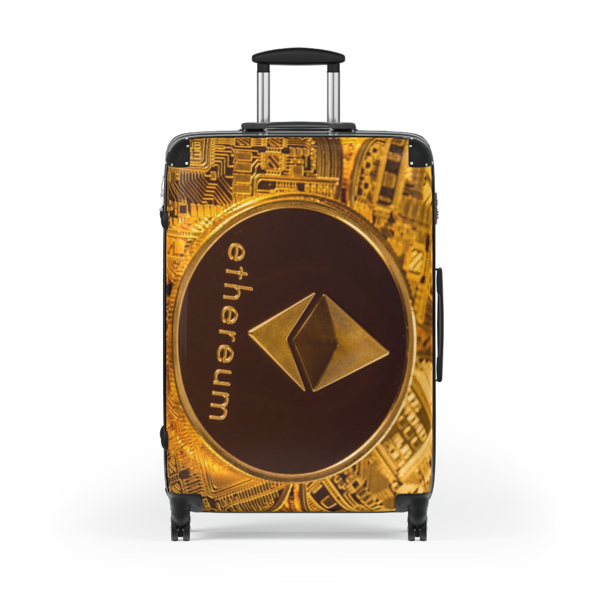 Valise de pièce Ethereum | Bagage de voyage avec logo Crypto