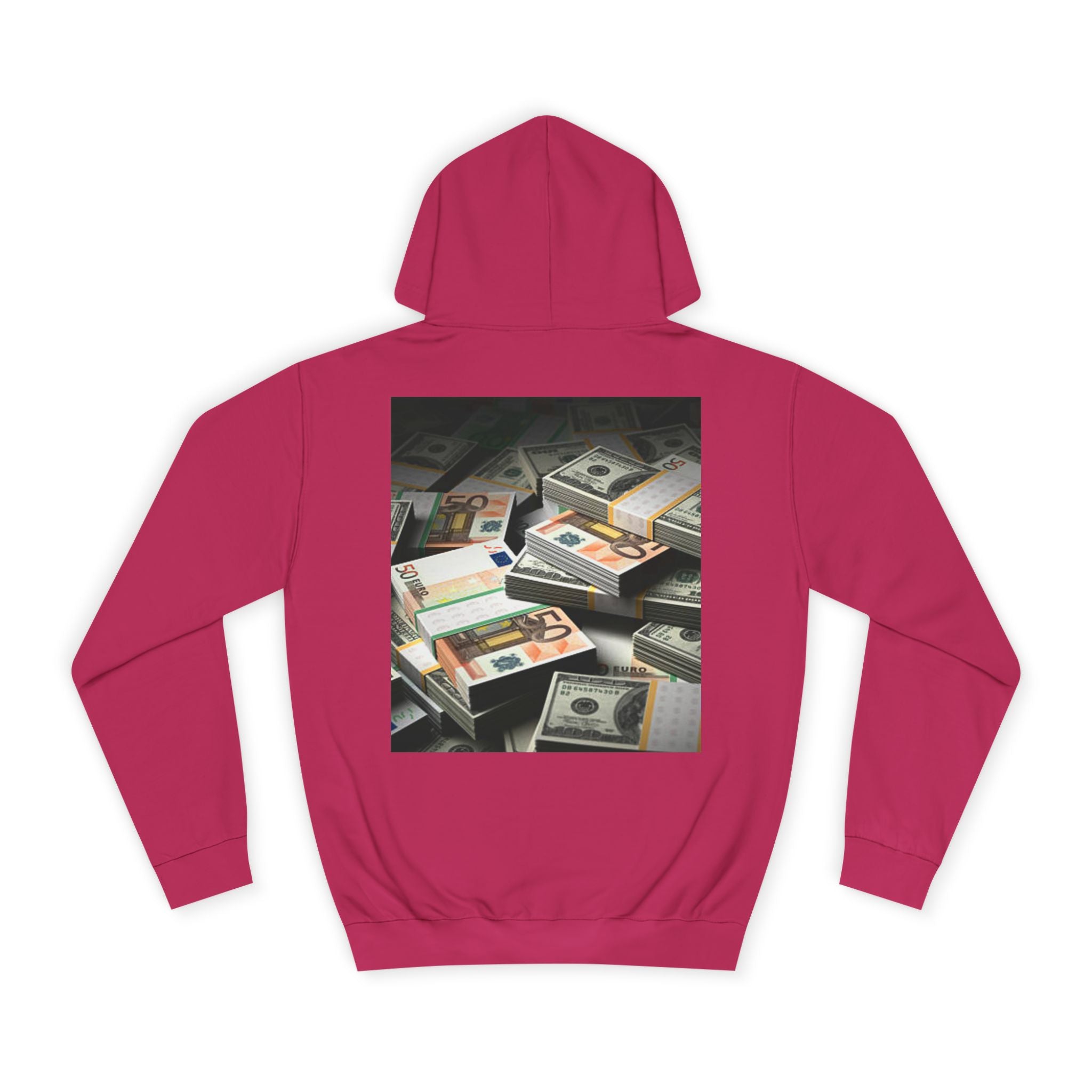Stacked Cash Money Hoodie | Vintage Banknote Print, Stacks of Dollars