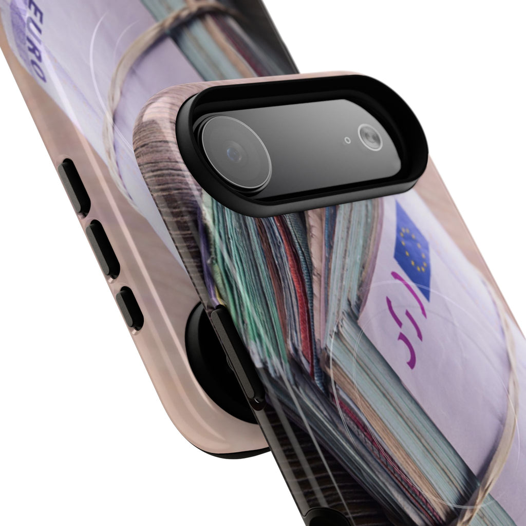 Stack of Euro Banknotes Phone Case | Money Roll iPhone Case, Cash Print
