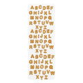 Alphabet Cookies Rubber Yoga Mat | Cookie Letter Pattern