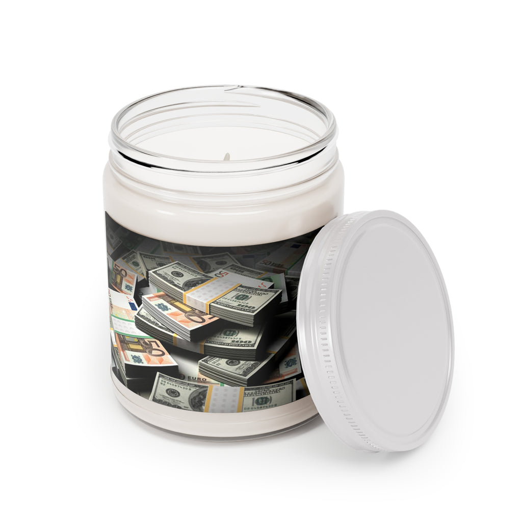 Stacks of Cash Candle 9oz Soy Candle | Money Print Jar