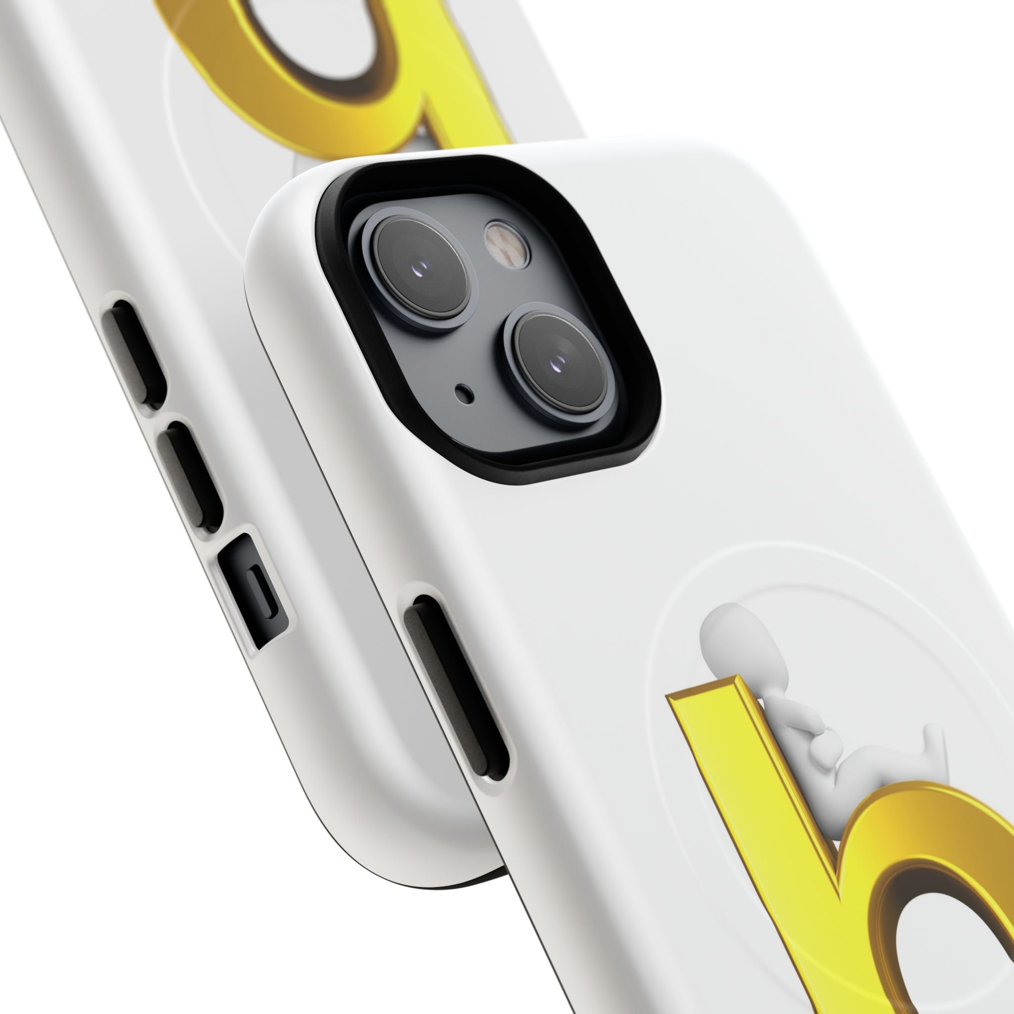 Gold Letter B Phone Case | Tough Magnetic Case