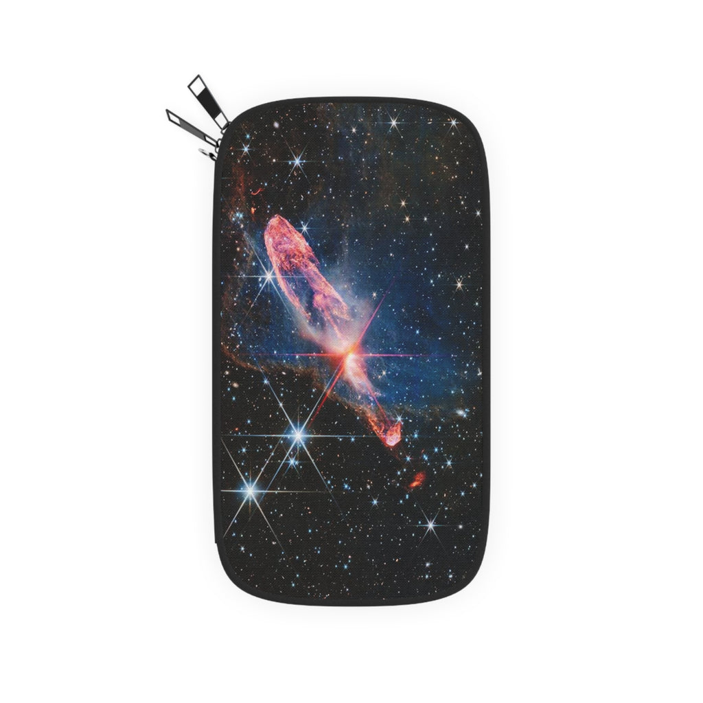 Cosmic Nebula Passport Wallet | Space Galaxy Stars Travel Accessory