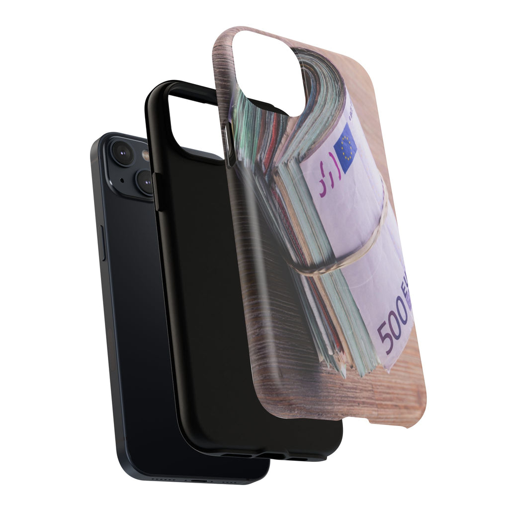 Stack of Euro Banknotes Phone Case | Money Roll iPhone Case, Cash Print