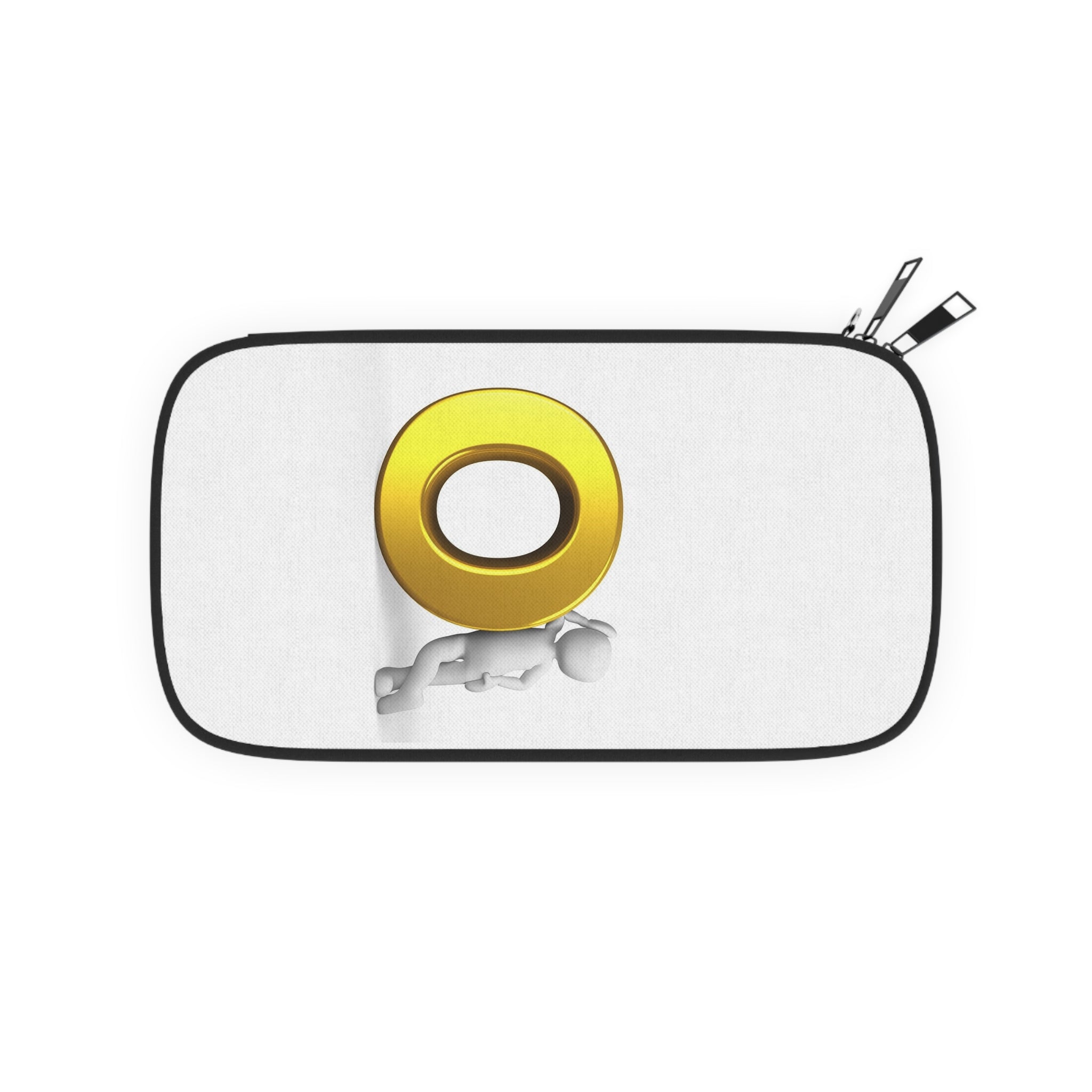Golden Letter O Character Passport Wallet | Travel Document Organizer