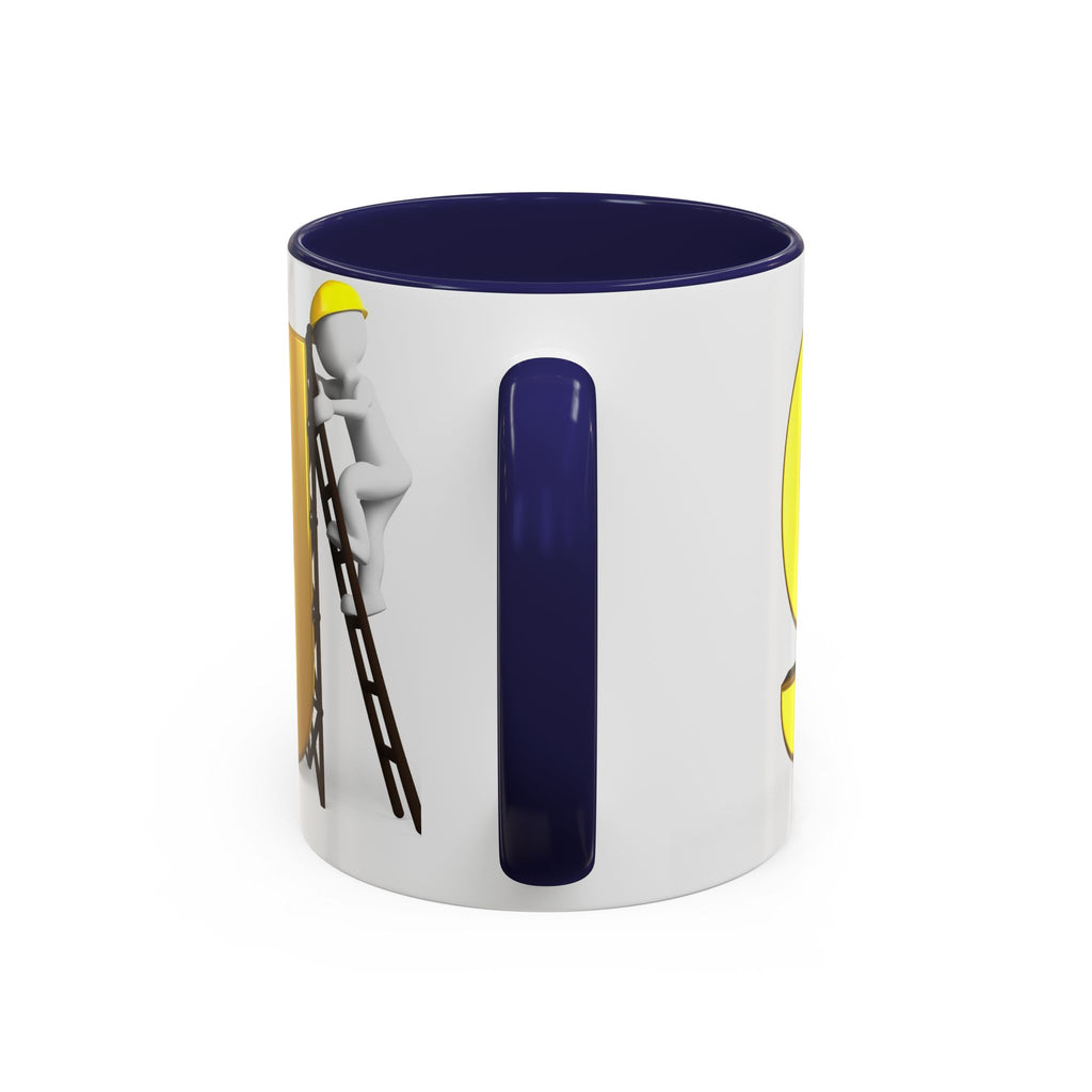 Bauarbeiter Buchstabe G Tasse | Akzent-Kaffeetasse