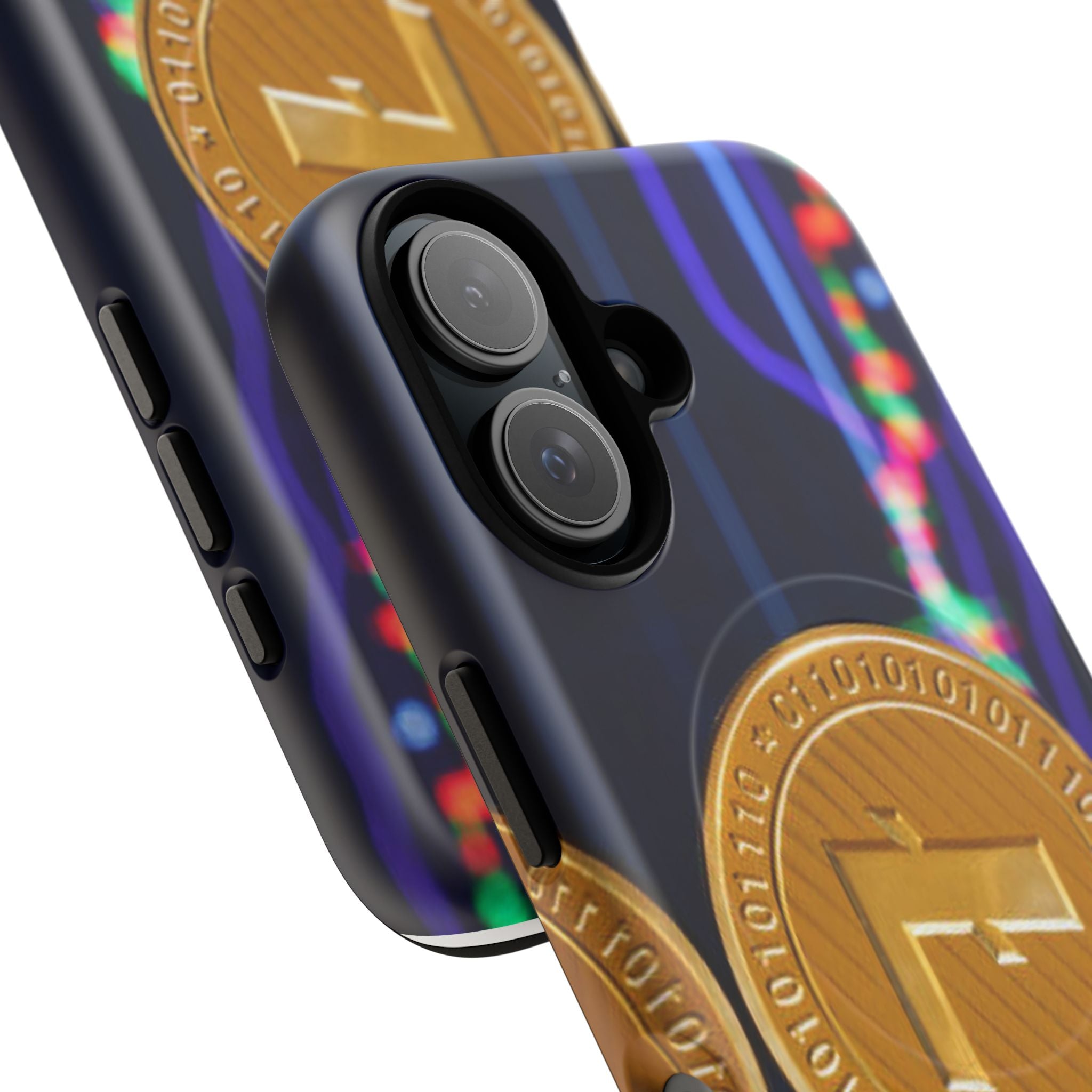 Litecoin Crypto Coin Phone Case | Tough Magnetic Case, Blockchain Design