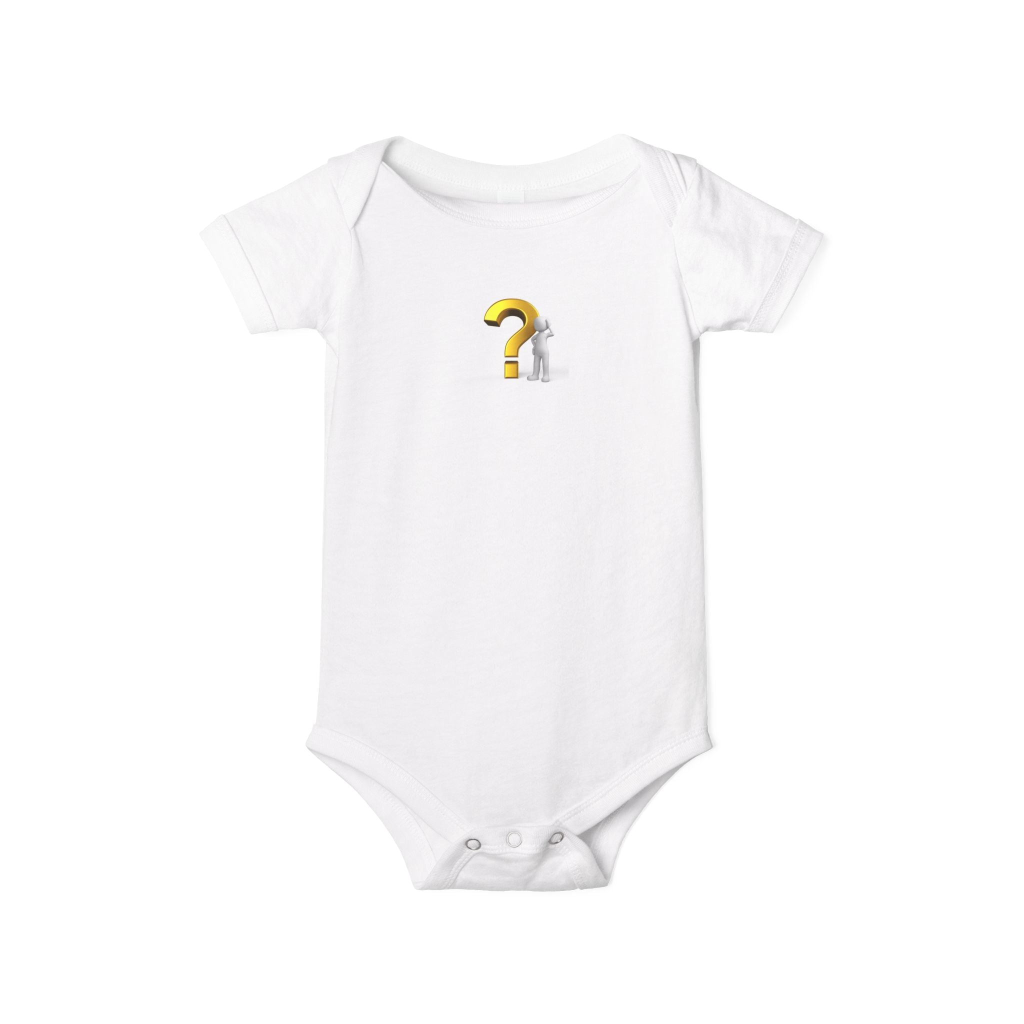 Body pour bébé avec point d'interrogation doré | Barboteuse bébé curieux