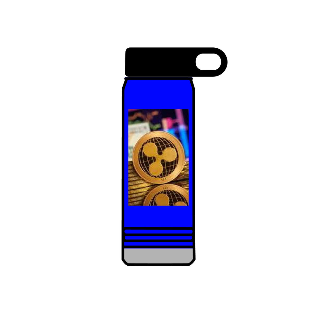 Ripple Crypto Coin Water Bottle | 20oz Stainless Steel Bottle