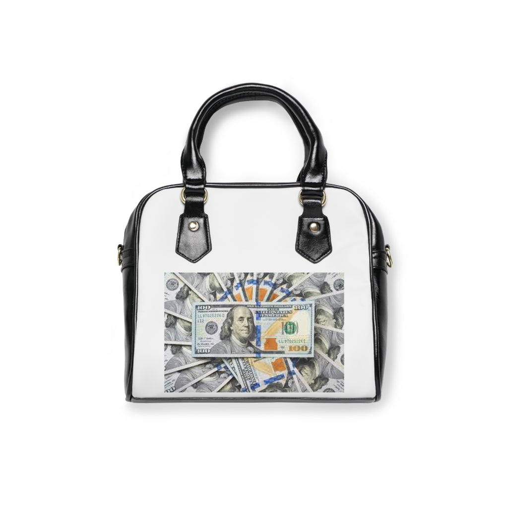 Stack of Hundred Dollar Bills Shoulder Handbag | Money Print, Cash Design