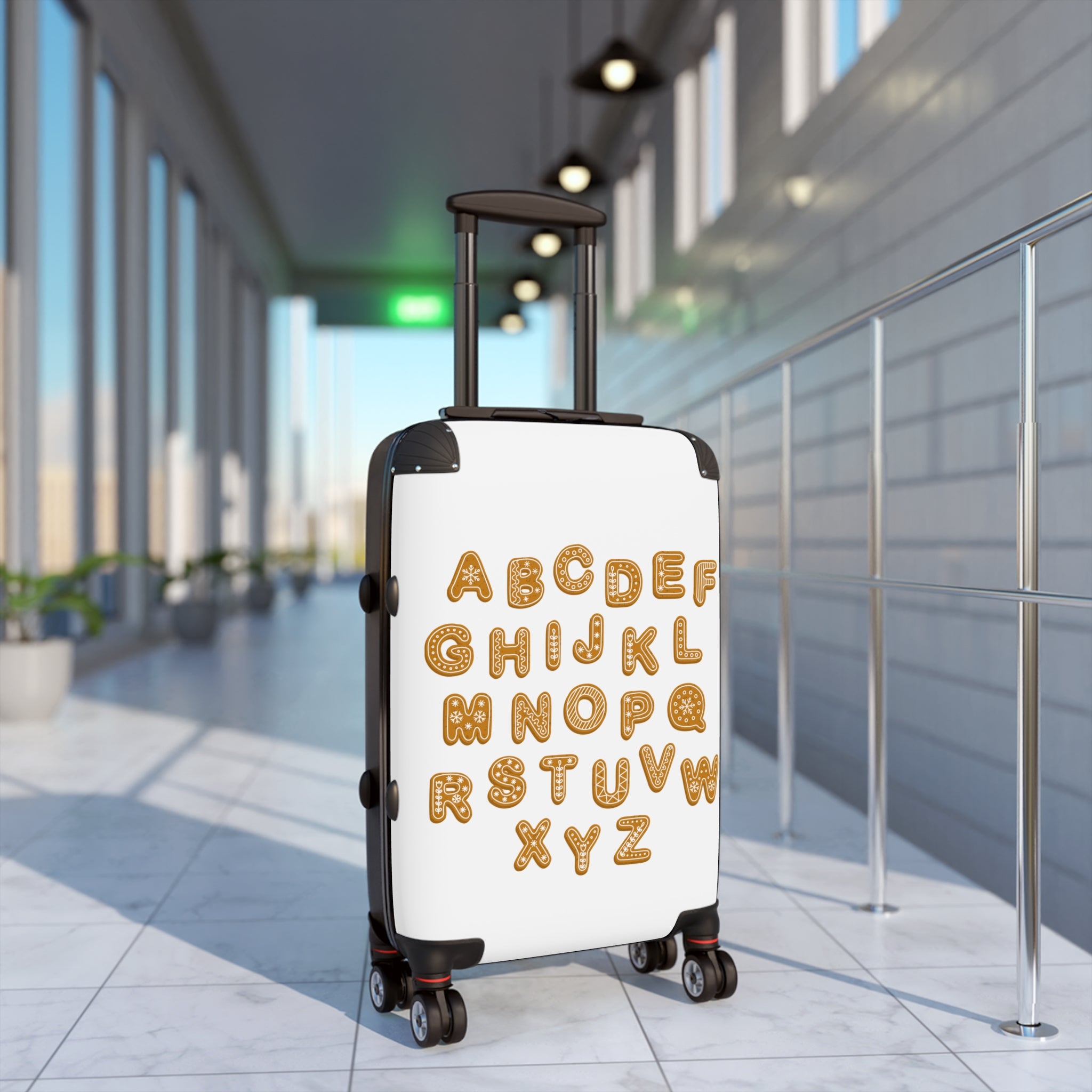 Alphabet Cookies Suitcase | Alphabet Letters Luggage Cover, Kids Travel