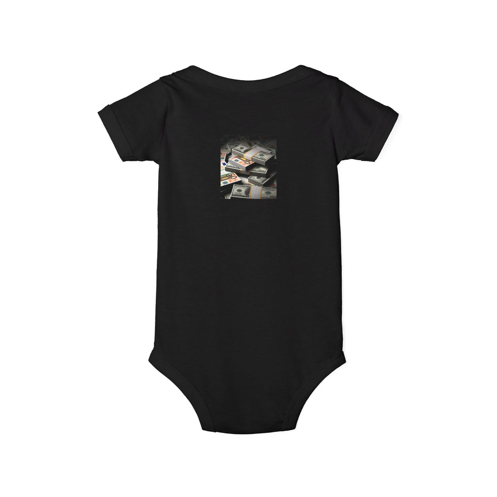 Stack Of Cash Infant Onesie | Baby Bodysuit Photography Print