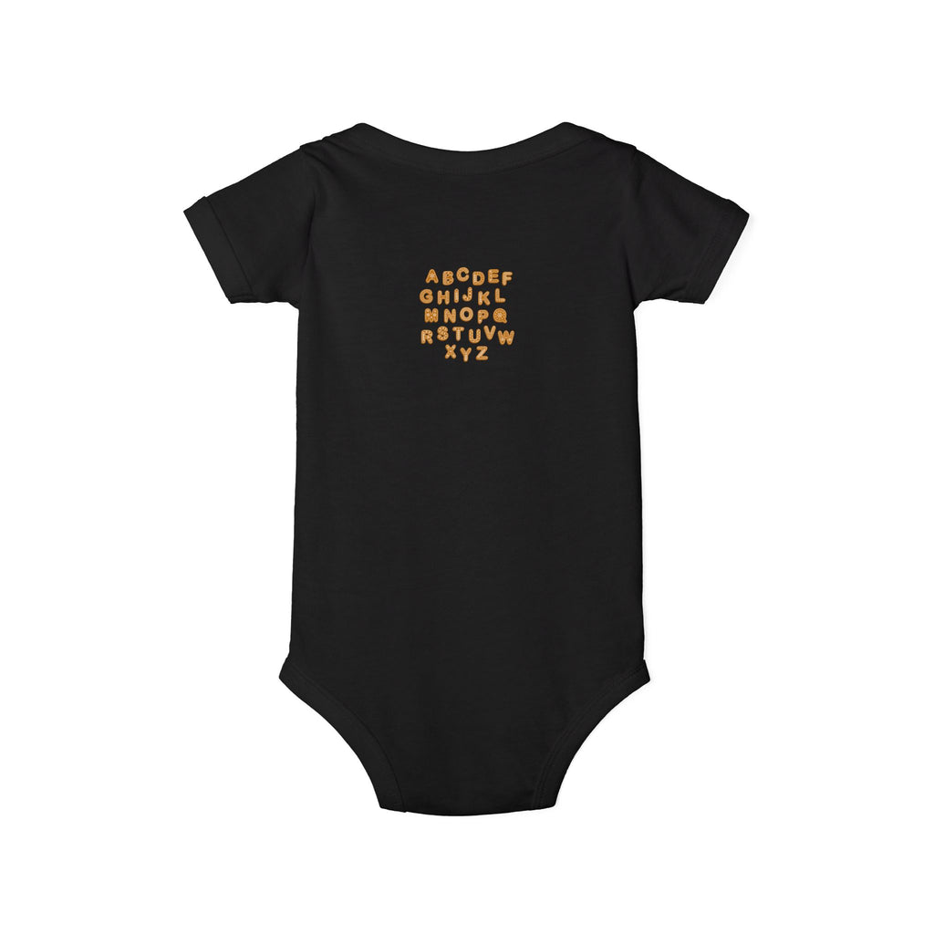Handwritten Alphabet Infant Onesie | Baby Bodysuit