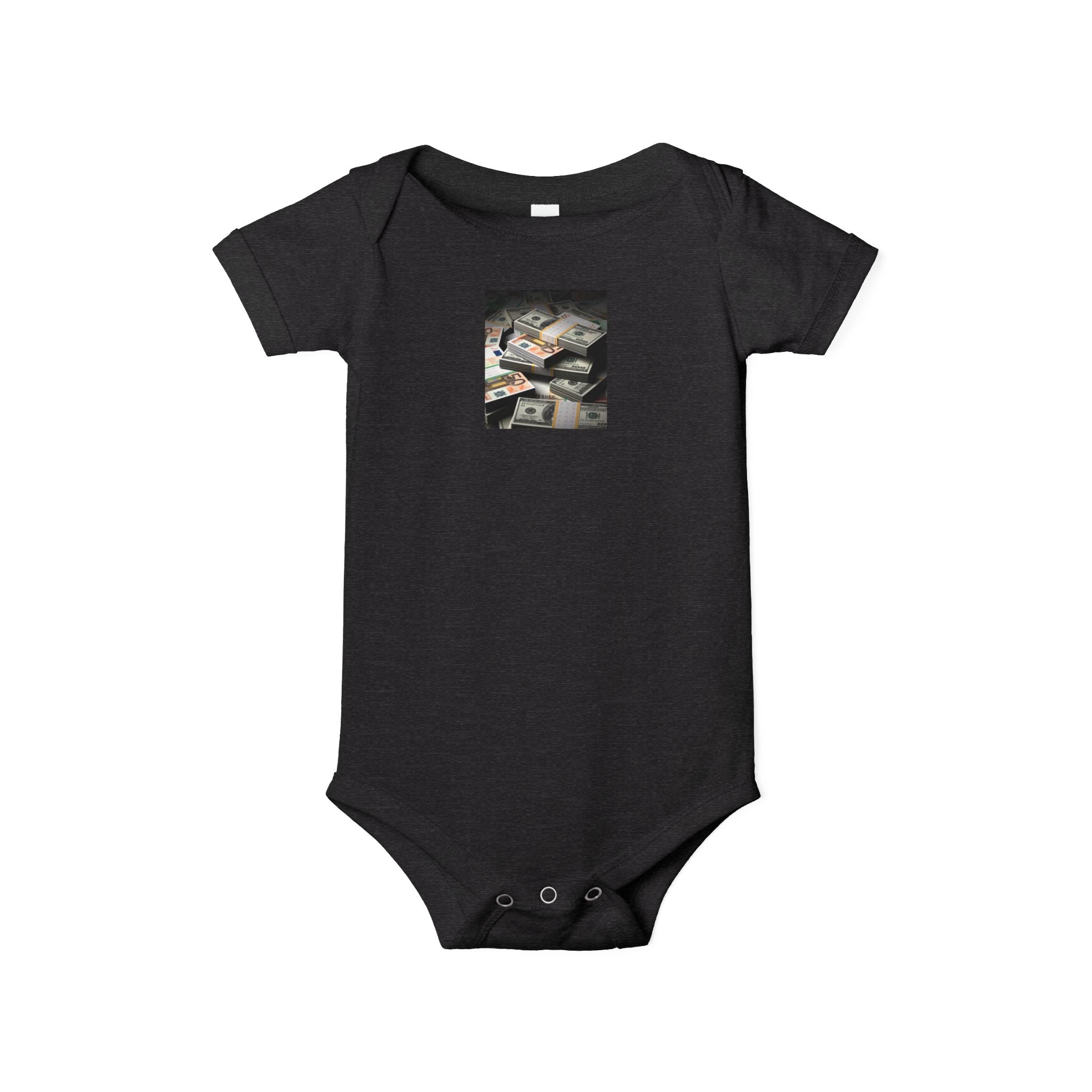 Grenouillère Bébé Liasse De Billets | Imprimé Photo Body Pour Bébé