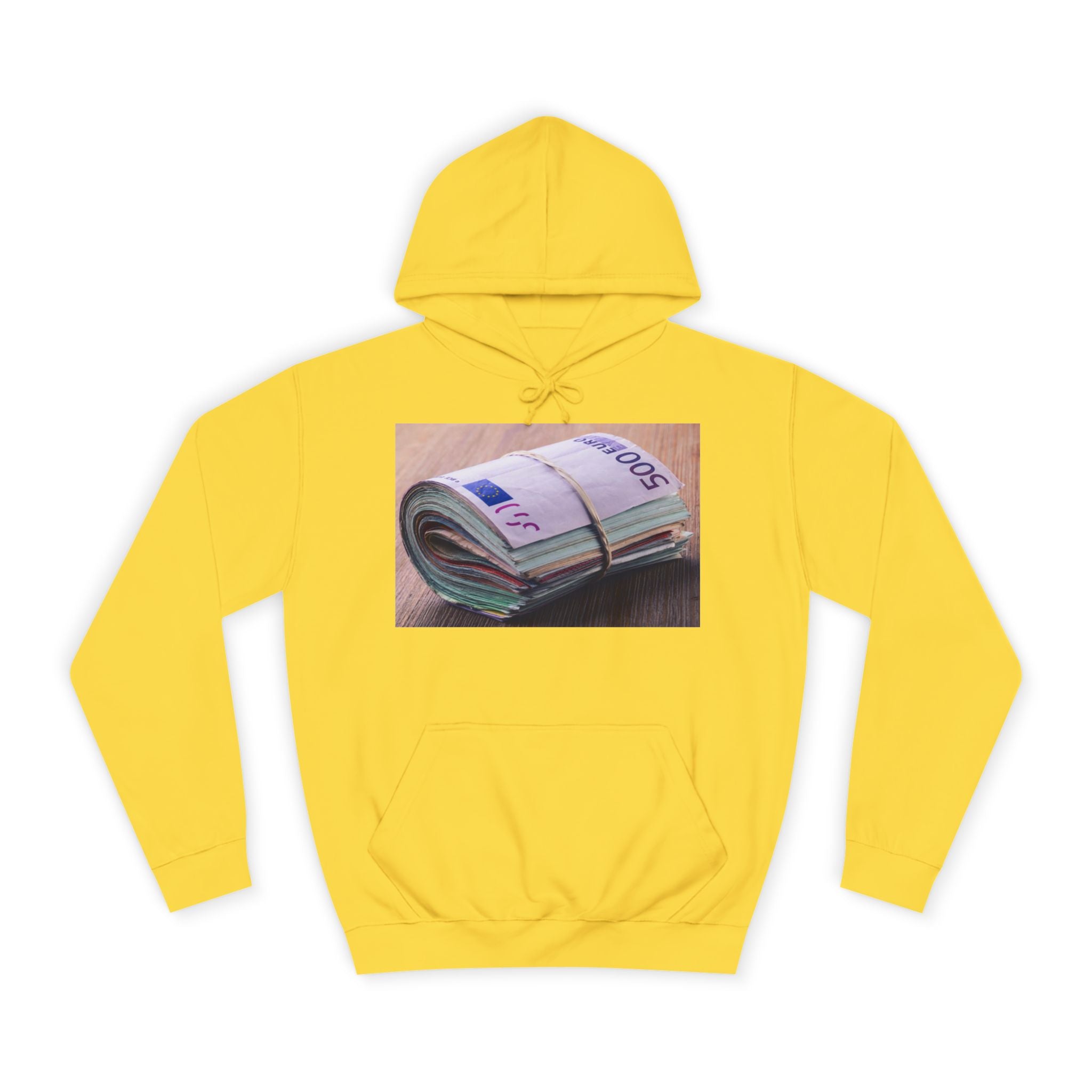Rolled Currency Stack Hoodie | Money Print, Cash Bundle