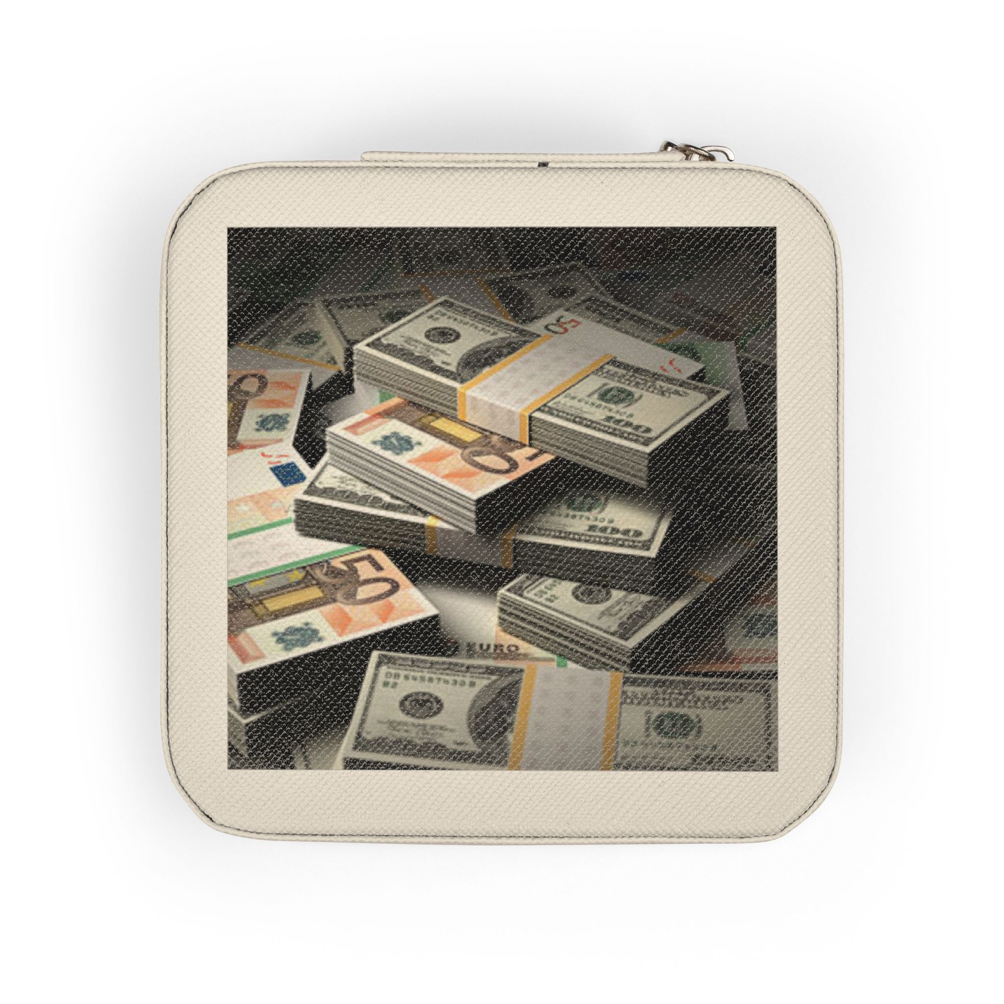 Stack of Cash Jewelry Travel Case | Compact Portable Organizer