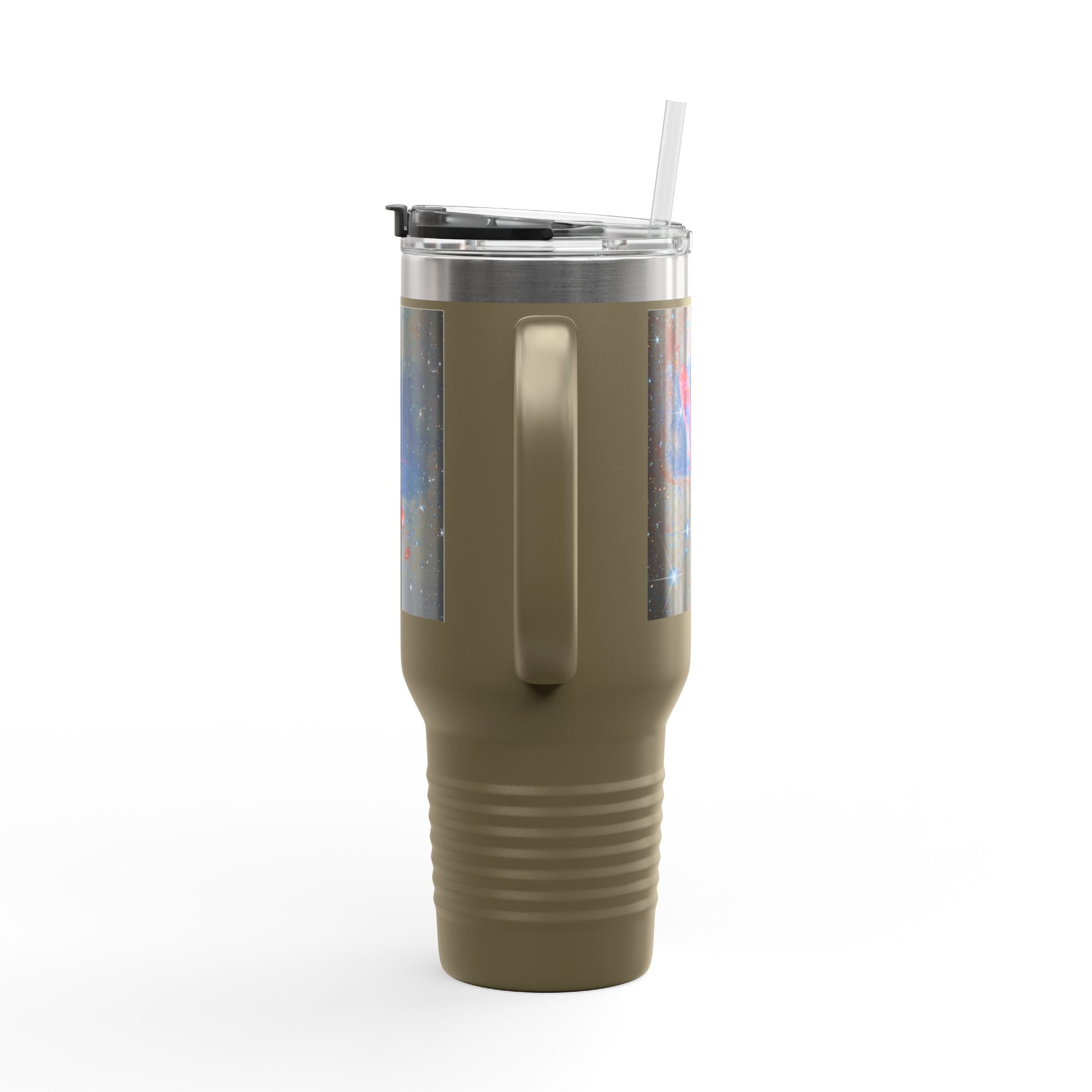 Cosmic Nebula with Stars 40oz Travel Mug | Space Galaxy Insulated Tumbler