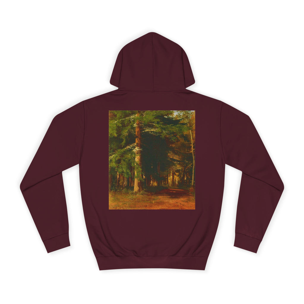 Forest Painting Hoodie | Vintage Woodland Trees Sweatshirt
