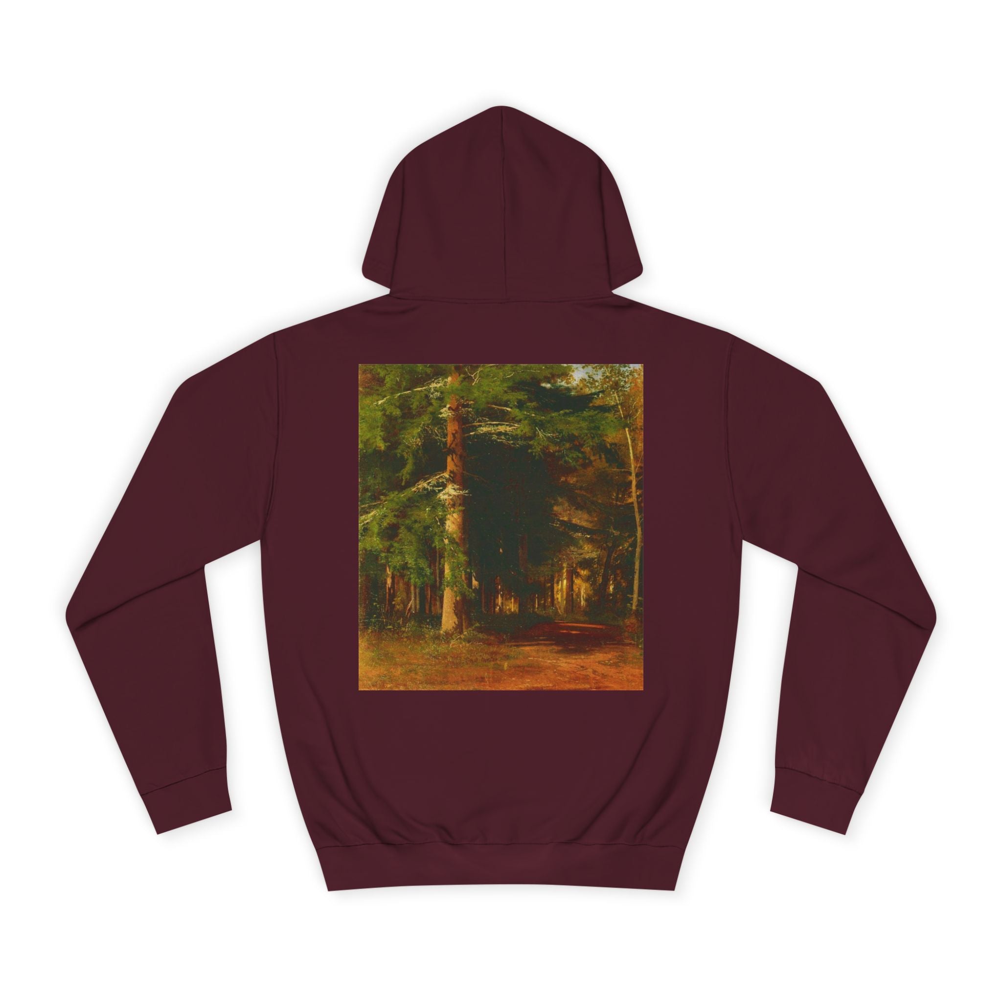 Forest Painting Hoodie | Vintage Woodland Trees Sweatshirt