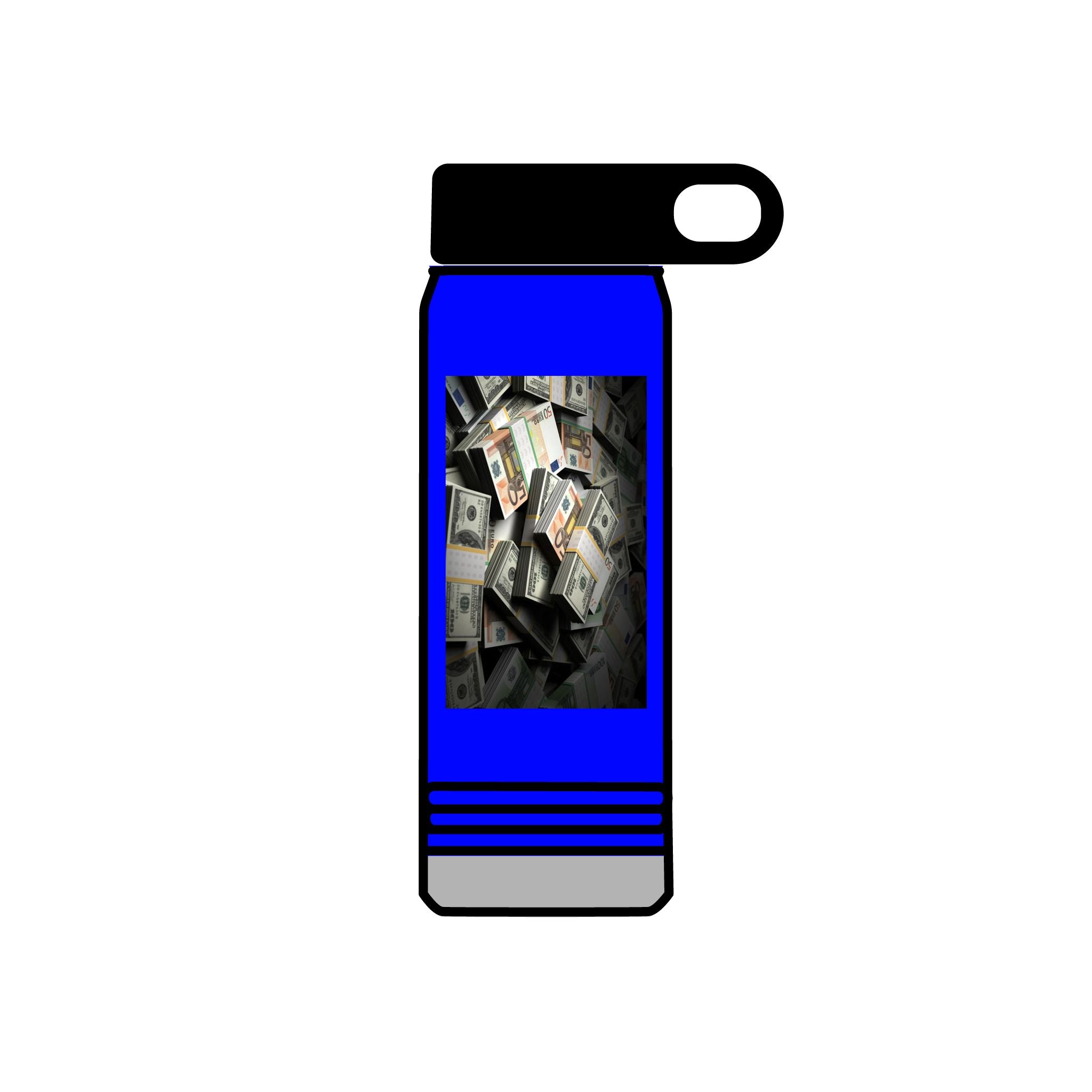 Cash Money Pile Water Bottle | 20oz Stainless Tumbler