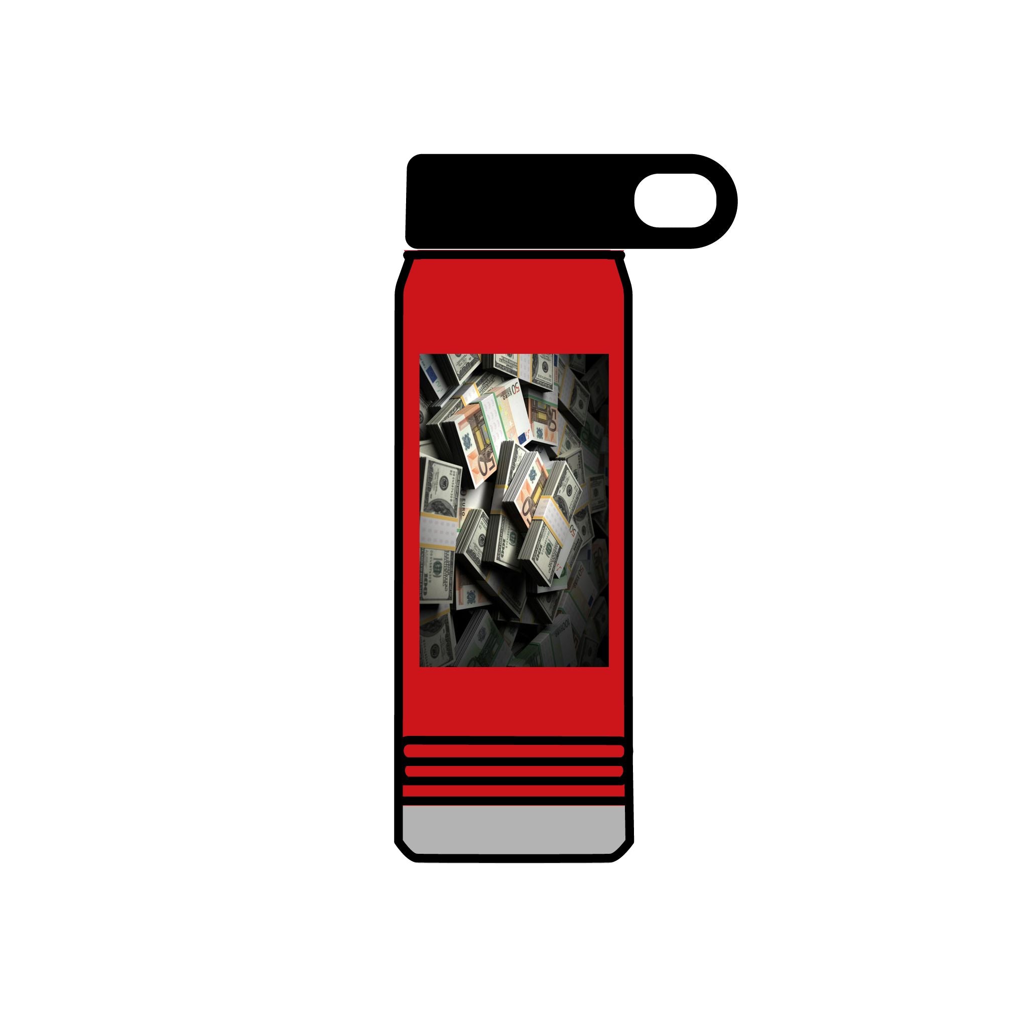 Cash Money Pile Water Bottle | 20oz Stainless Tumbler