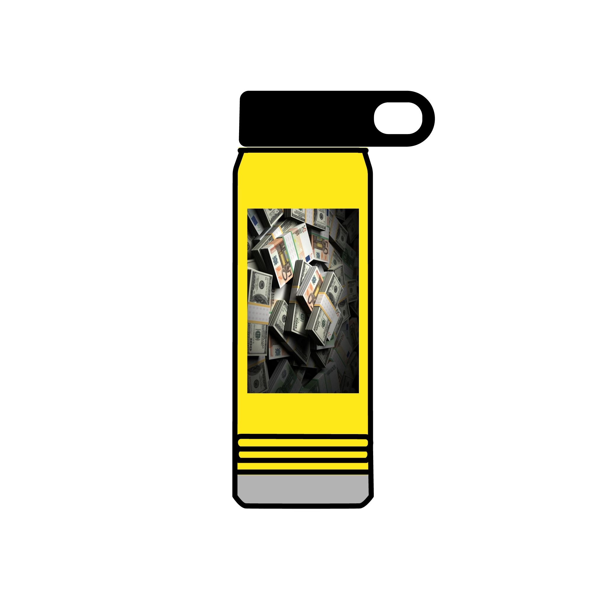 Cash Money Pile Water Bottle | 20oz Stainless Tumbler
