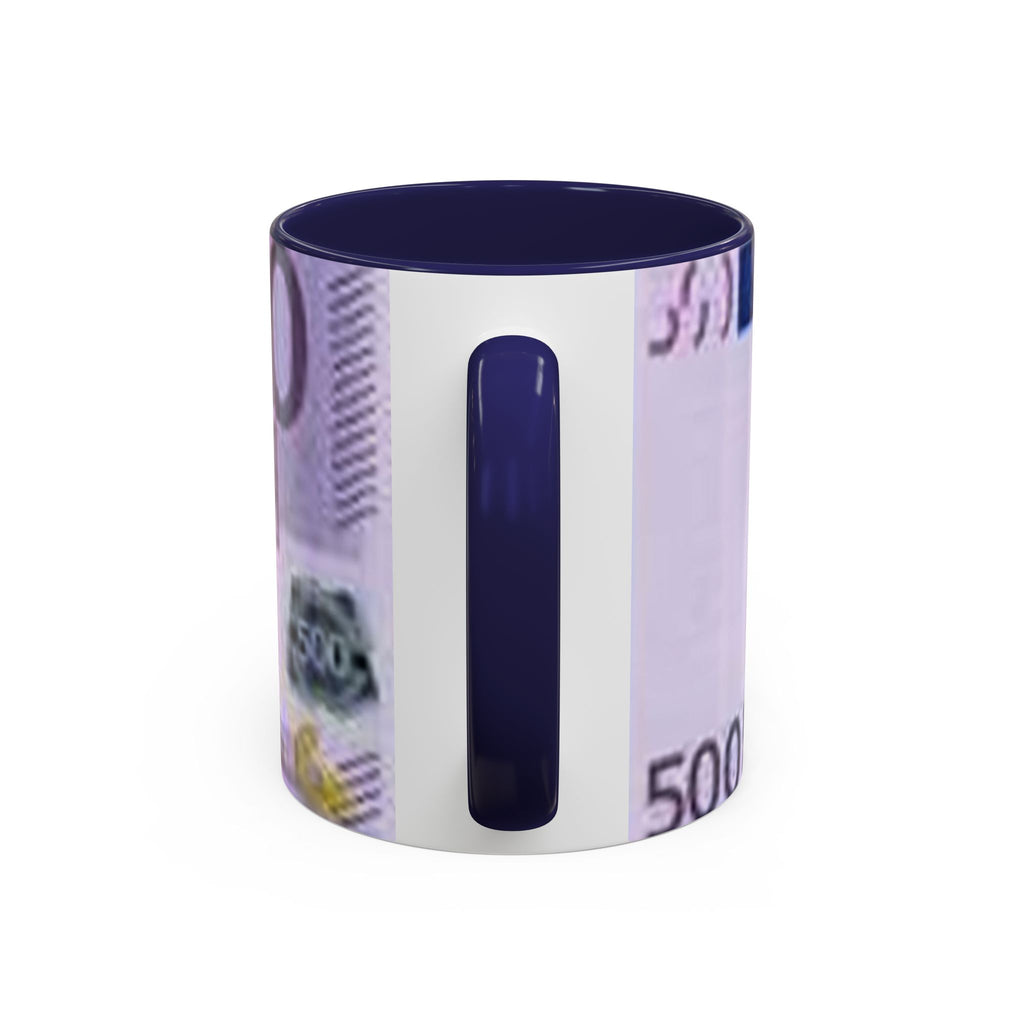 500 Euro Banknote Tasse | Akzent-Kaffeetasse 11oz 15oz