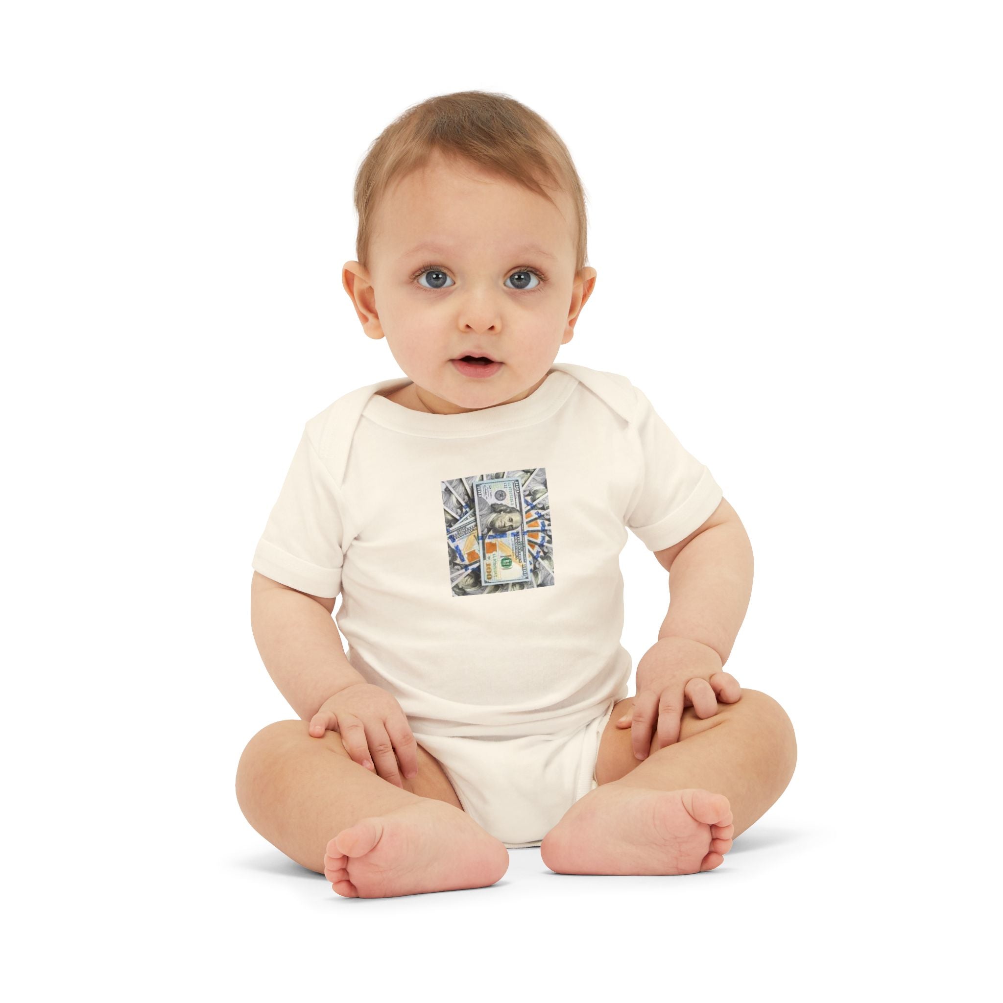 Money Infant Jersey One Piece | Modern Art Baby Bodysuit