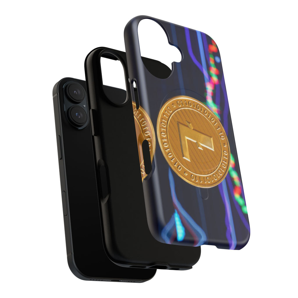 Litecoin Crypto Coin Phone Case | Tough Magnetic Case, Blockchain Design