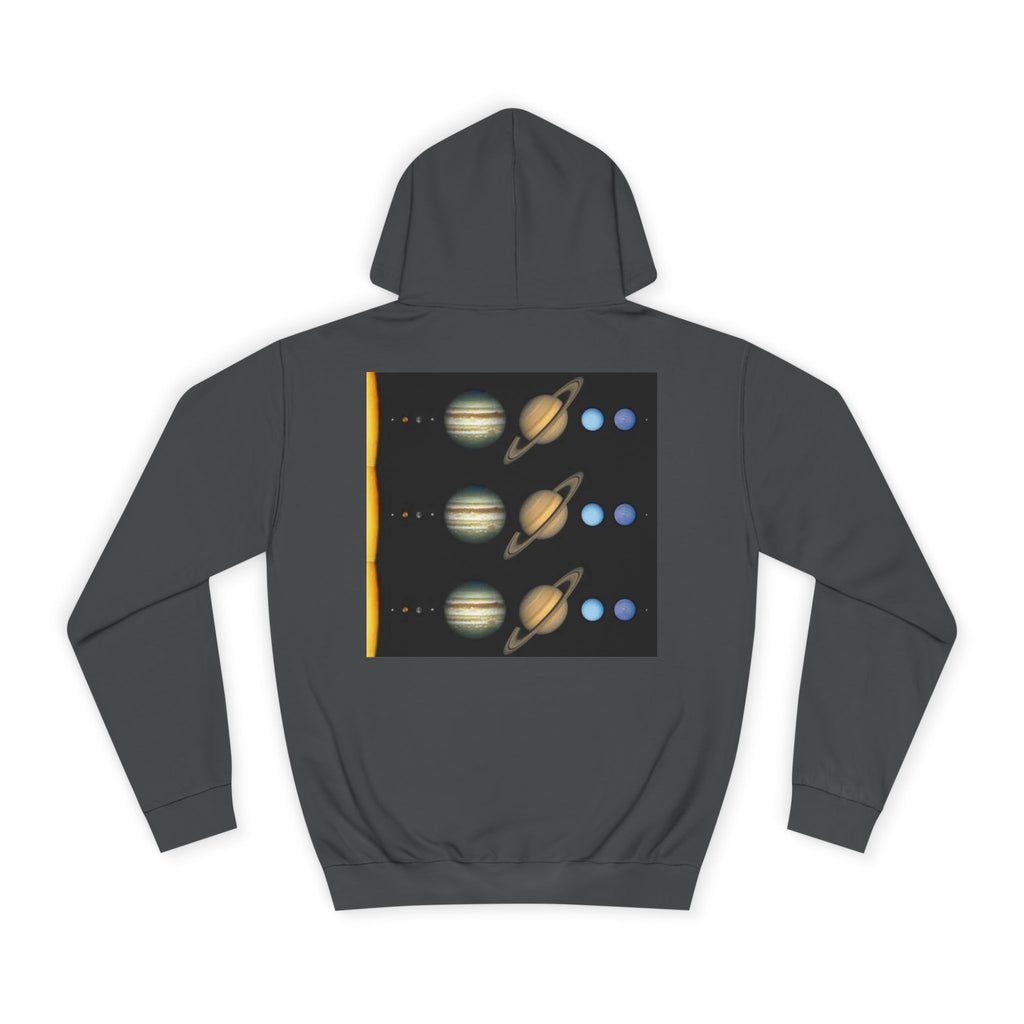 Solar System Planets Hoodie | Saturn Jupiter Earth Mars Nebula Design