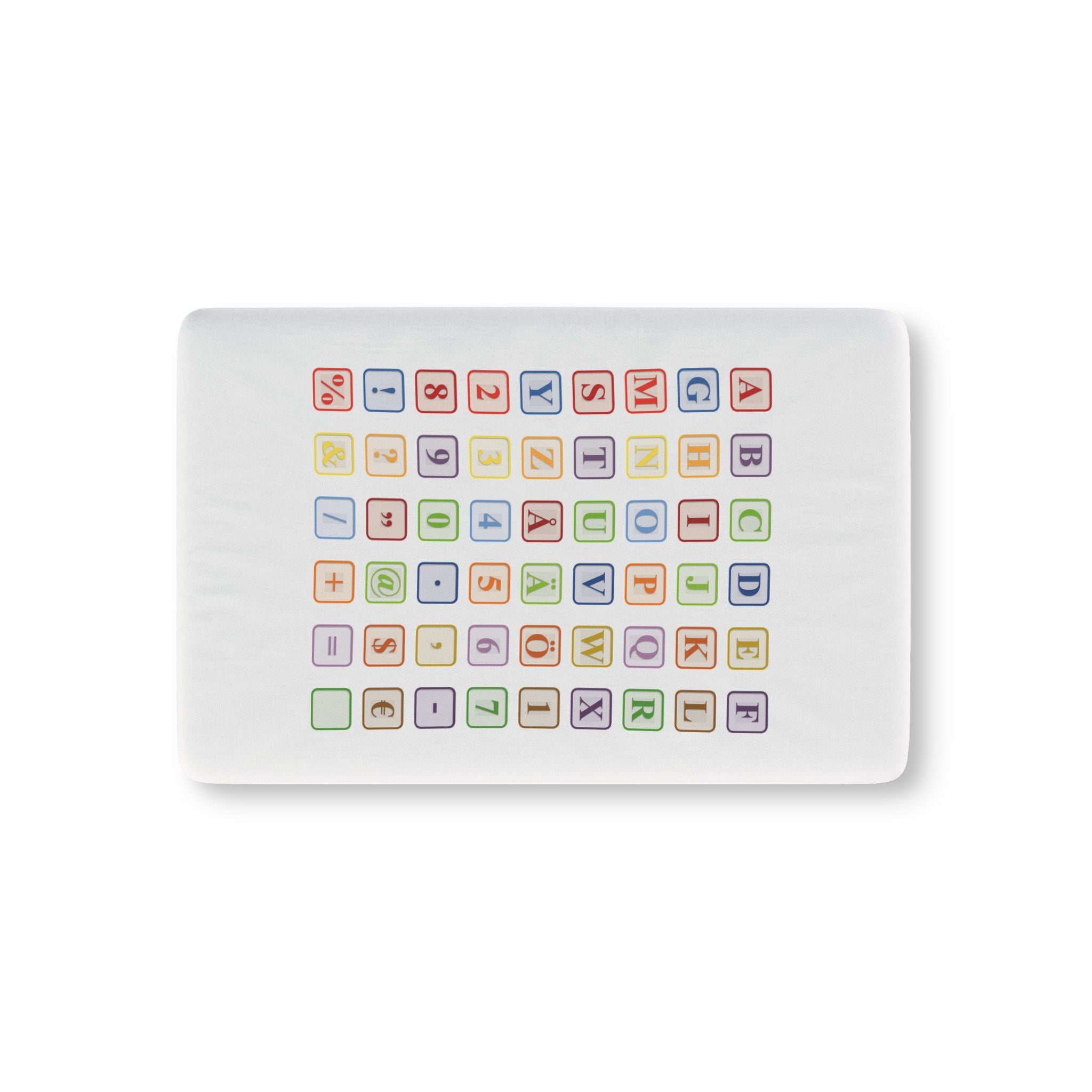 Alphabet Blocks Crib Sheet | Baby Fitted Crib Sheet