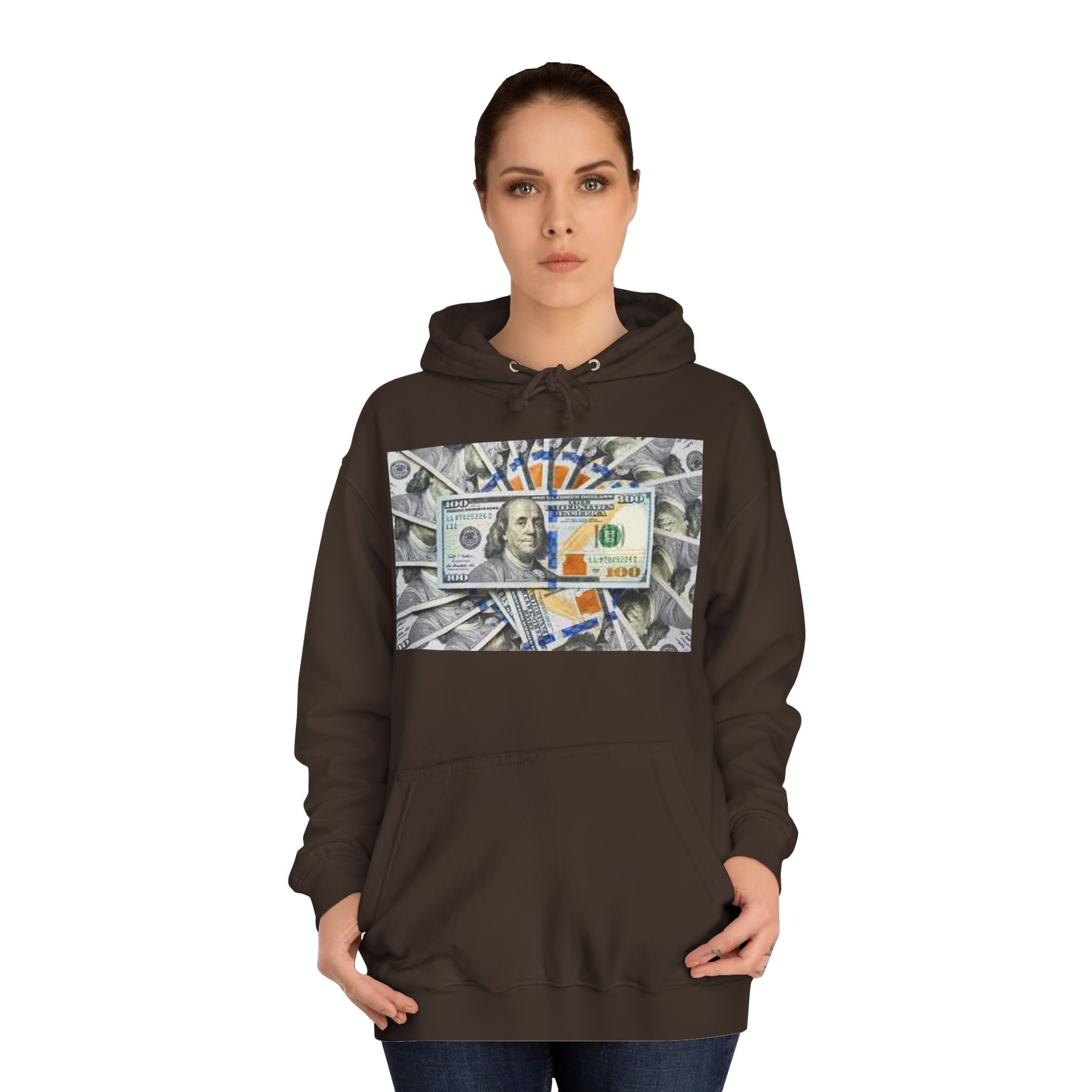 Hundred Dollar Bill Hoodie | Money Graphic Sweatshirt