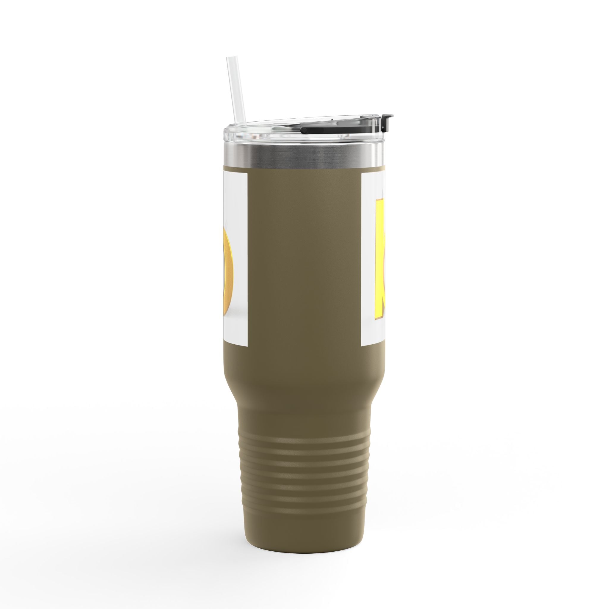 Mug de Voyage Lettre B 3D Dorée | Gobelet Isotherme 40oz avec Poignée