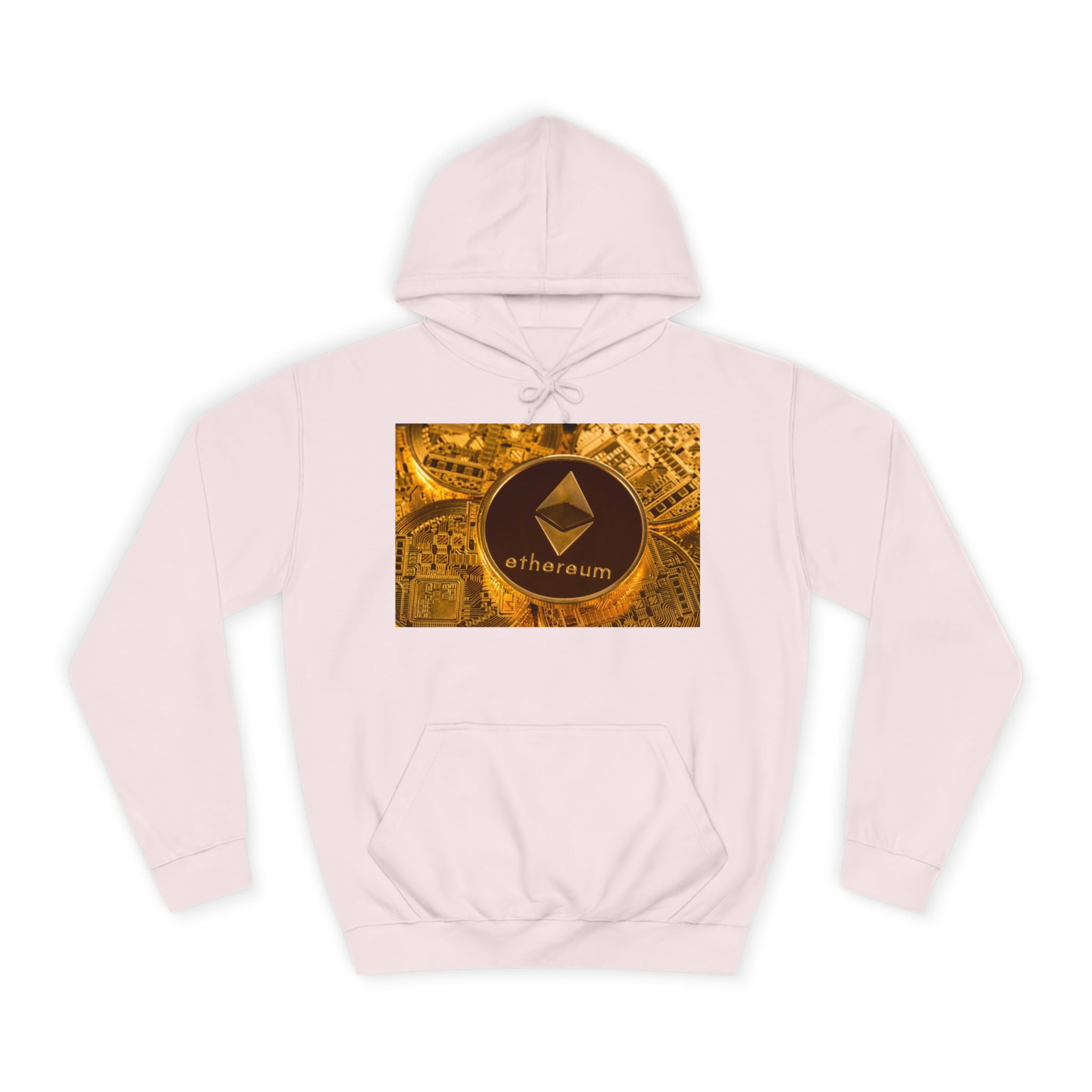 Sweat à capuche Ethereum Coin | Sweat-shirt logo Crypto, design Blockchain