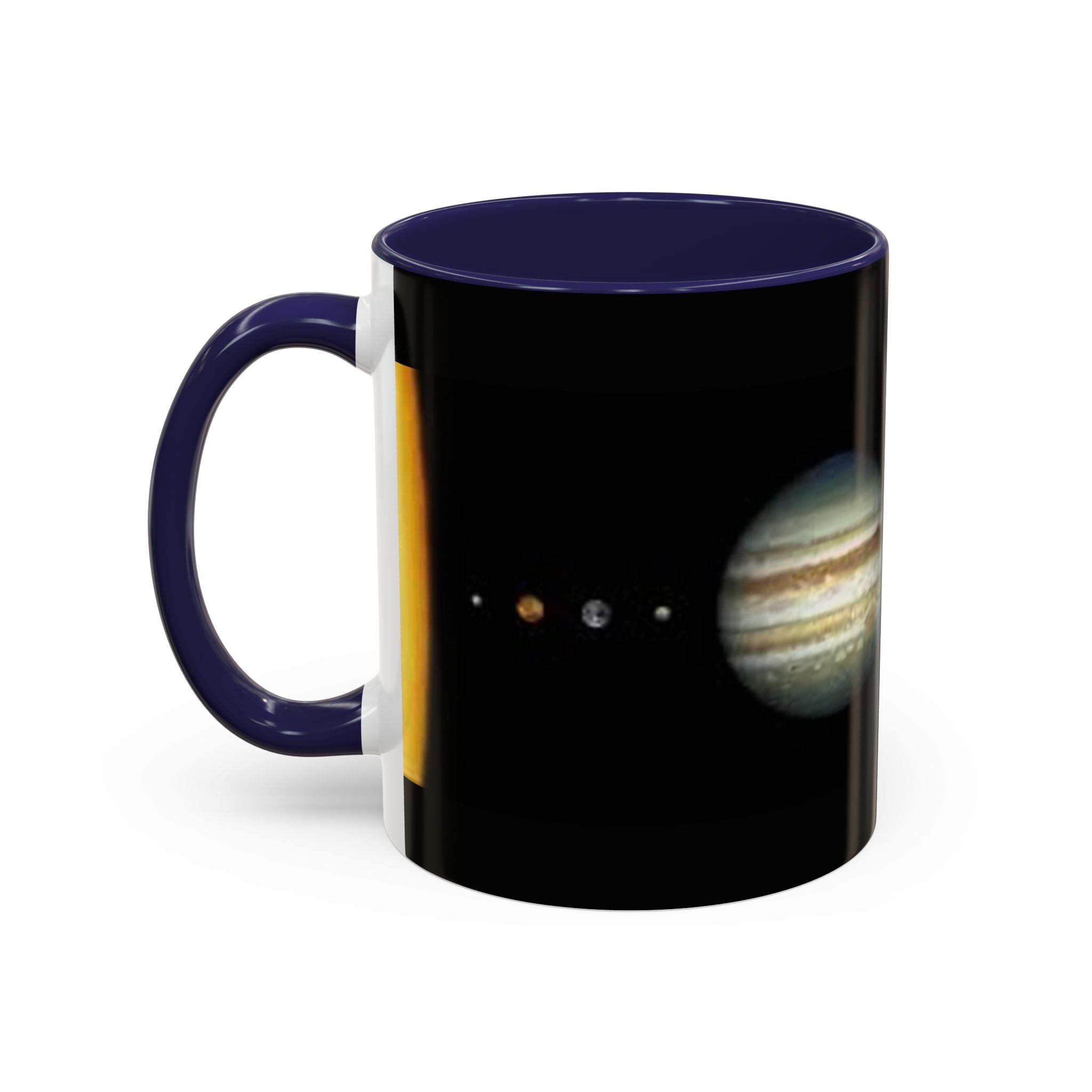 Planeten-Sonnensystem-Tasse | Akzent-Kaffeetasse mit Saturn und Jupiter