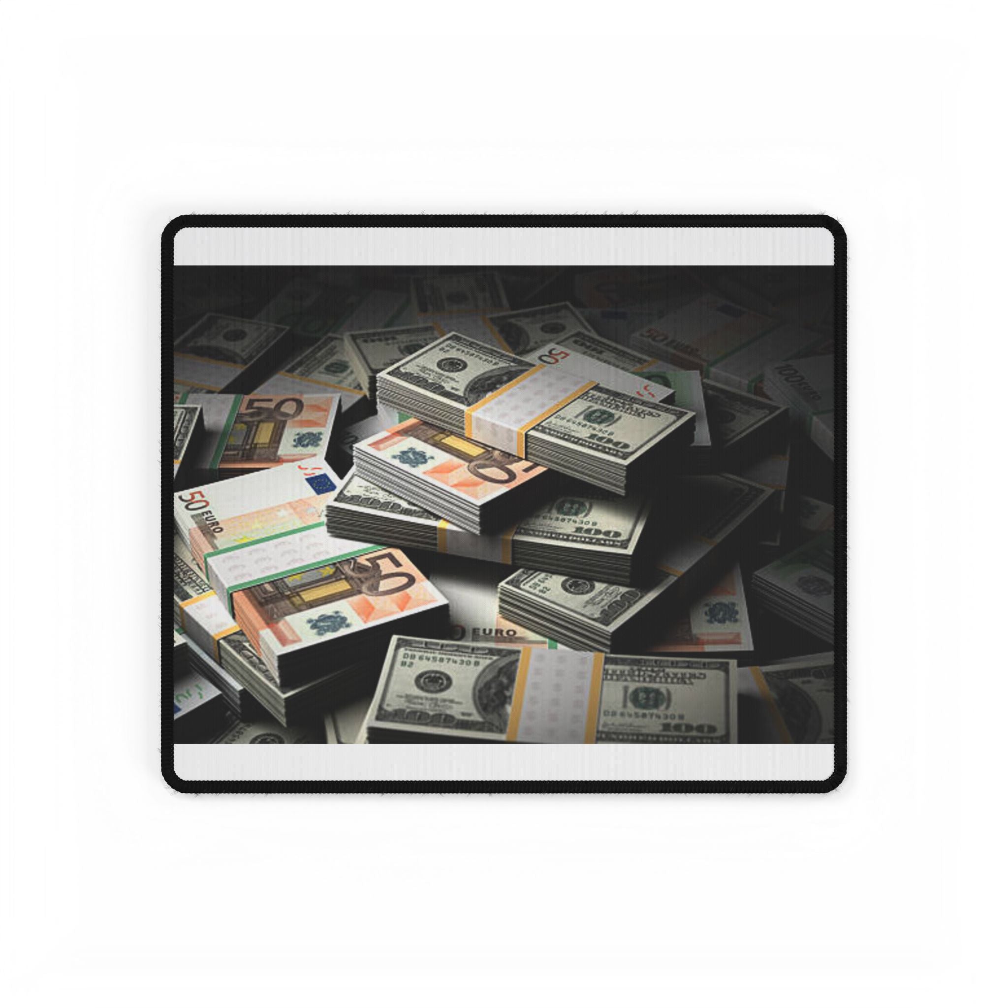 Stacks of Money Desk Mat | Cash Pile Gaming Mouse Pad