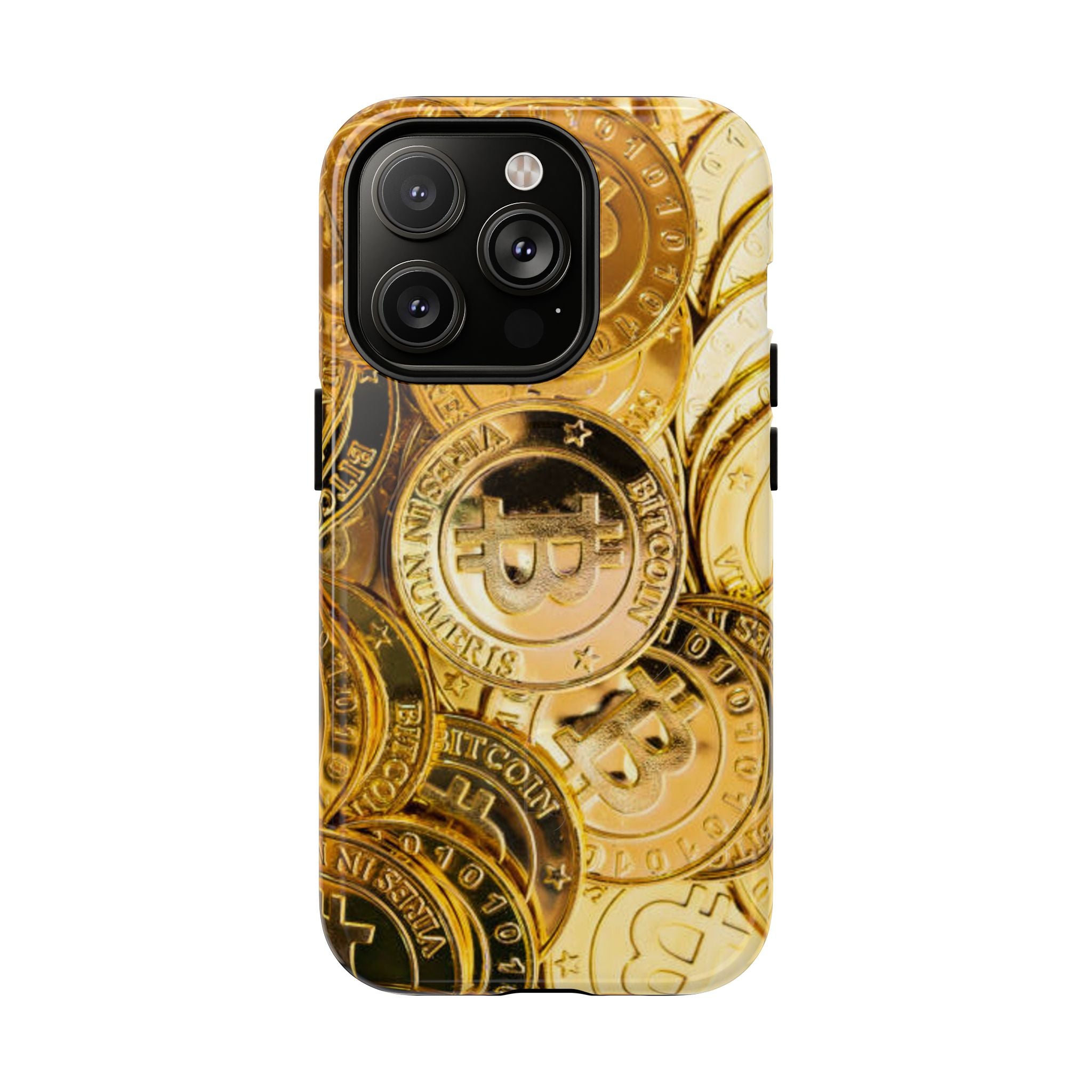 Coque de Téléphone Bitcoin Or | Coque Magnétique Robuste