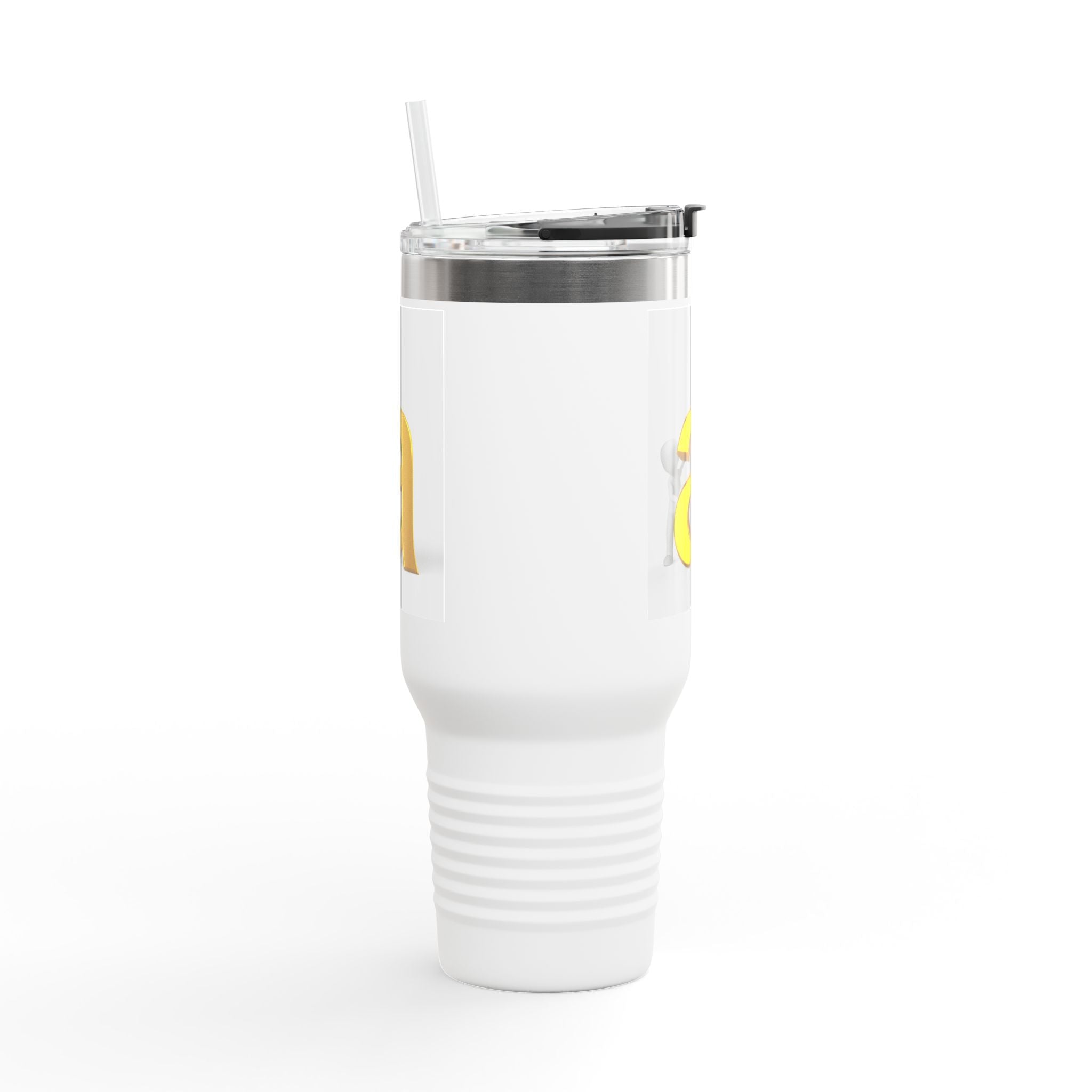 Gobelet lettre A jaune 3D | Mug de voyage