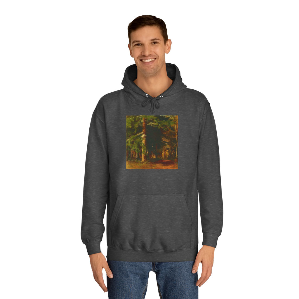 Forest Painting Hoodie | Vintage Woodland Trees Sweatshirt