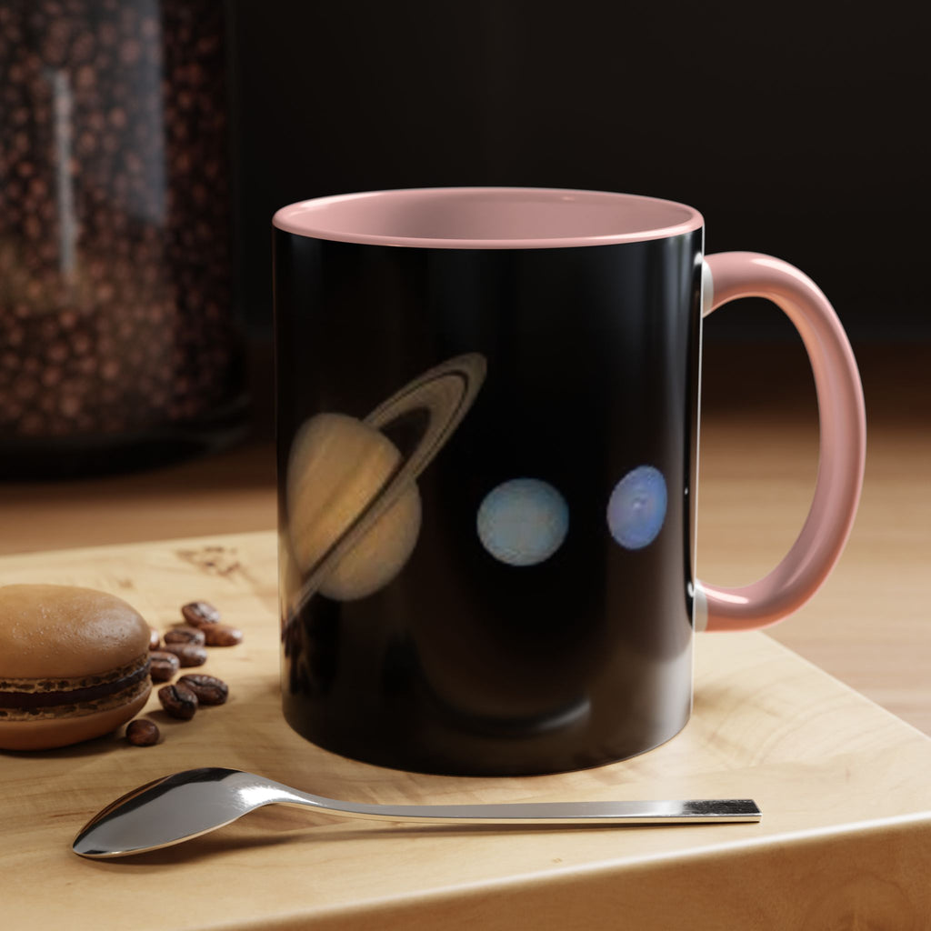 Planeten-Sonnensystem-Tasse | Akzent-Kaffeetasse mit Saturn und Jupiter
