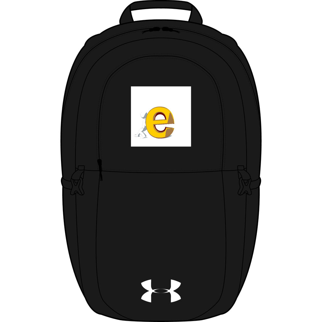 Yellow Letter E Logo Backpack | Embroidered Under Armour All Sport Backpack
