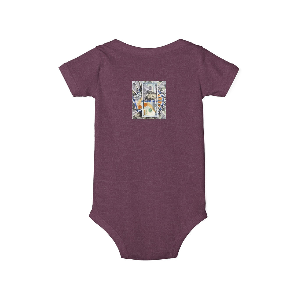 Money Infant Jersey One Piece | Modern Art Baby Bodysuit