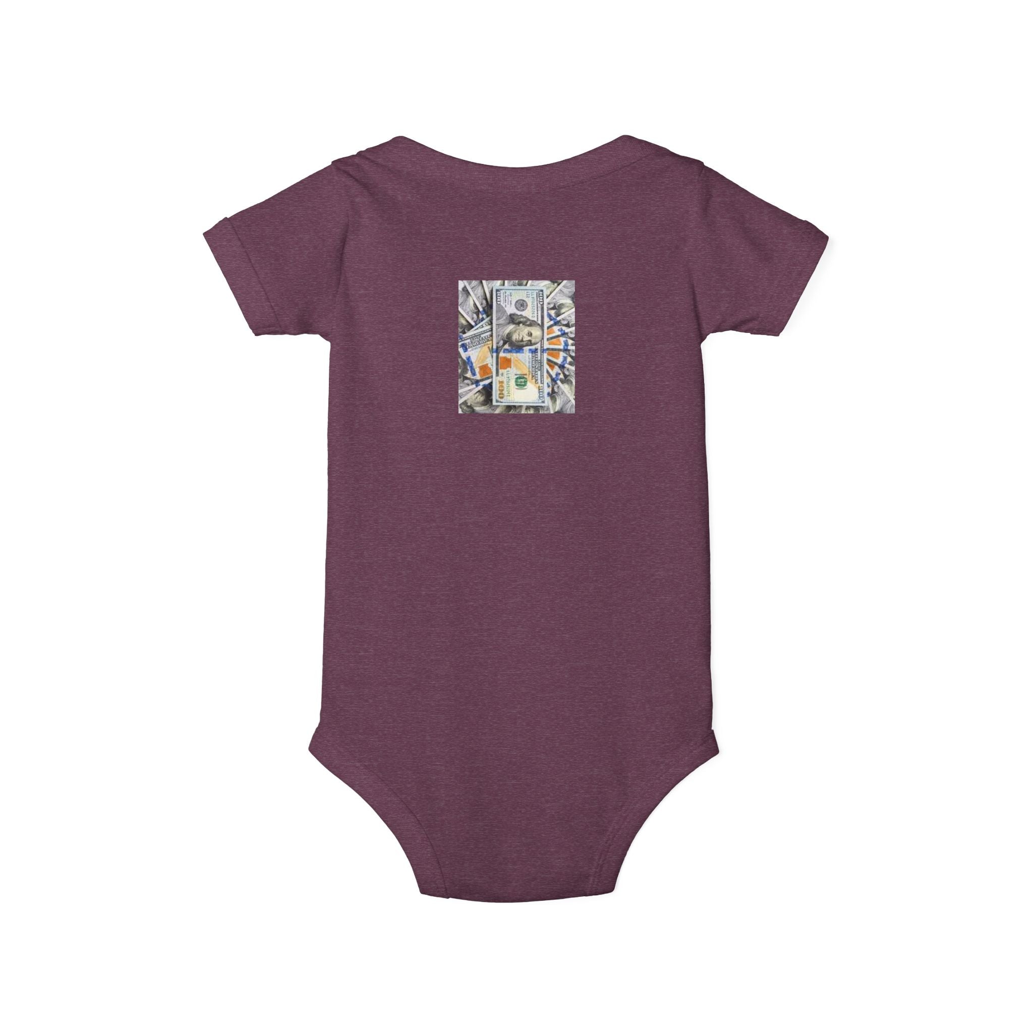 Money Infant Jersey One Piece | Modern Art Baby Bodysuit