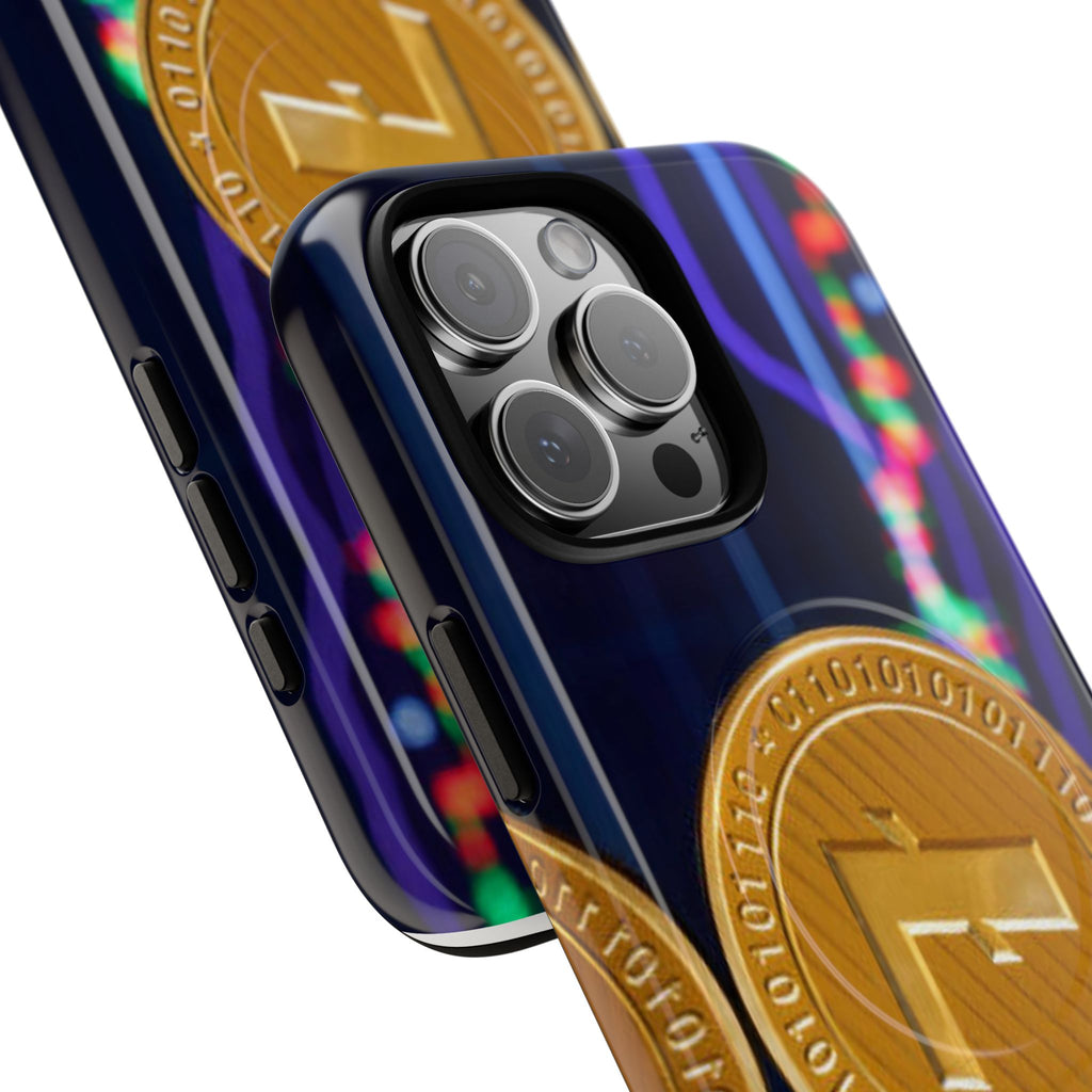 Litecoin Crypto Coin Phone Case | Tough Magnetic Case, Blockchain Design