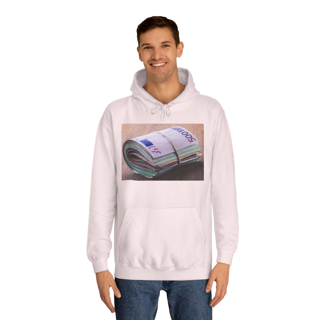 Rolled Currency Stack Hoodie | Money Print, Cash Bundle
