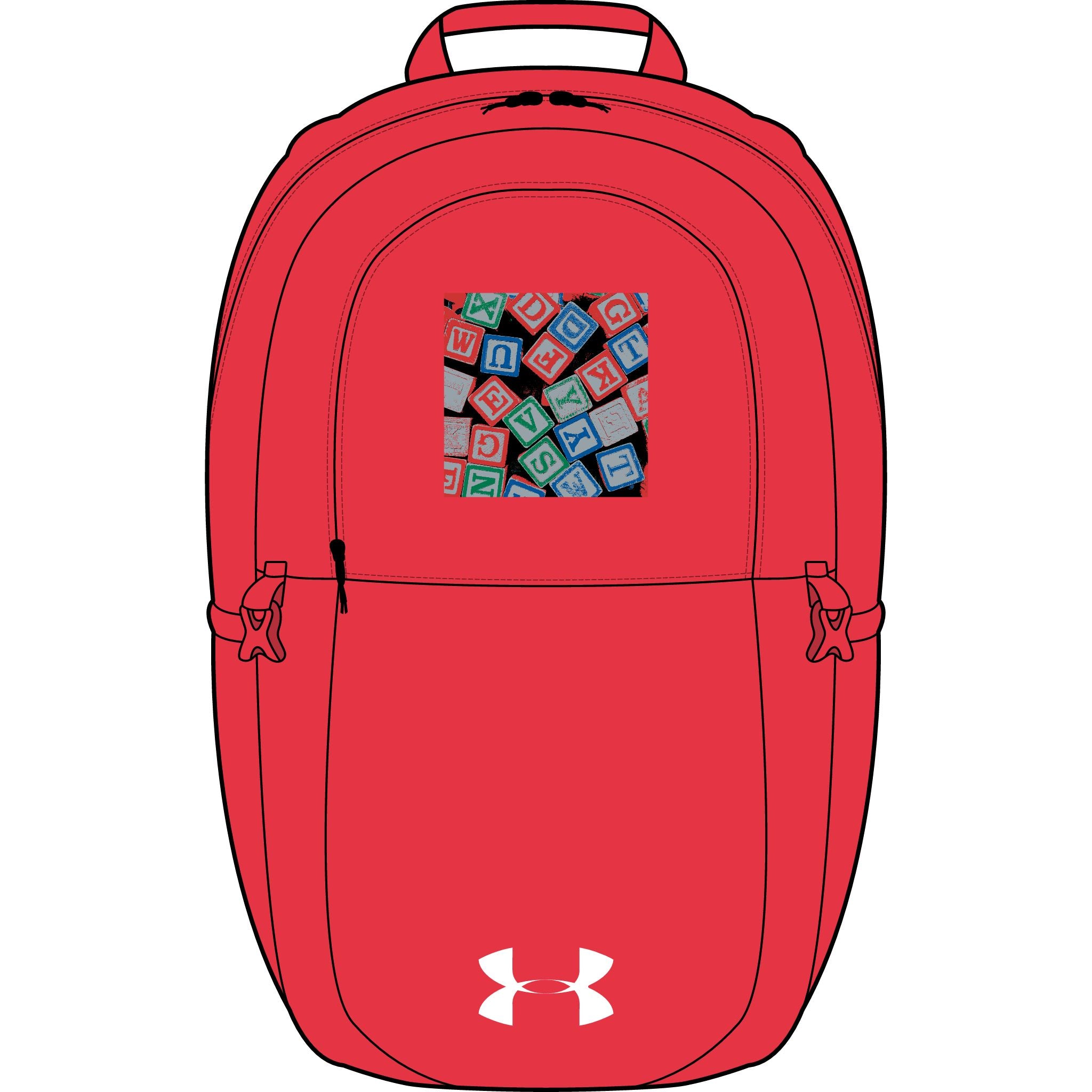 Sac à dos « Lettres » | Sac à dos brodé pour enfants