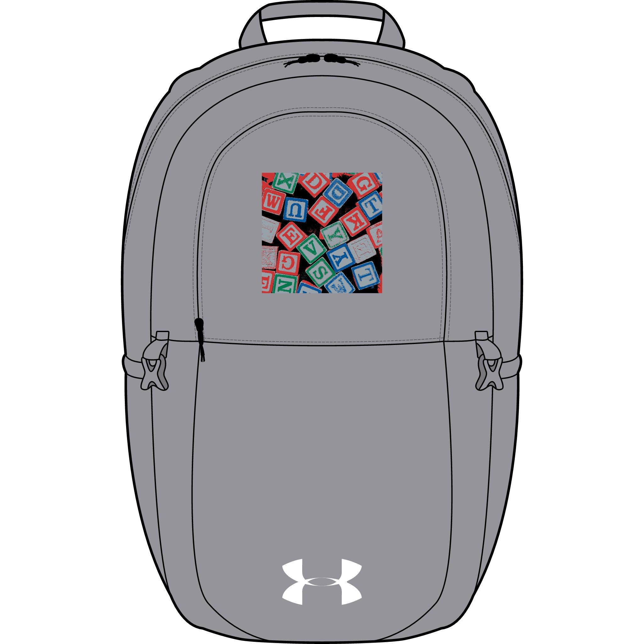 Sac à dos « Lettres » | Sac à dos brodé pour enfants