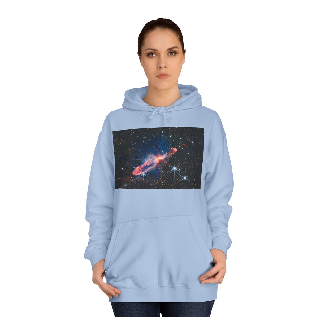 Nebula Space Photo Hoodie | Cosmic Galaxy Stars Astronautic Design
