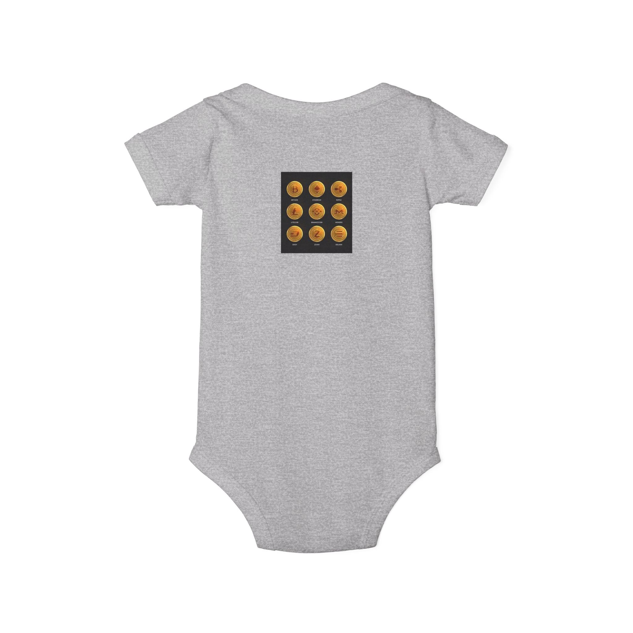 Cryptocurrency Coins Infant One Piece | Fall Baby Bodysuit